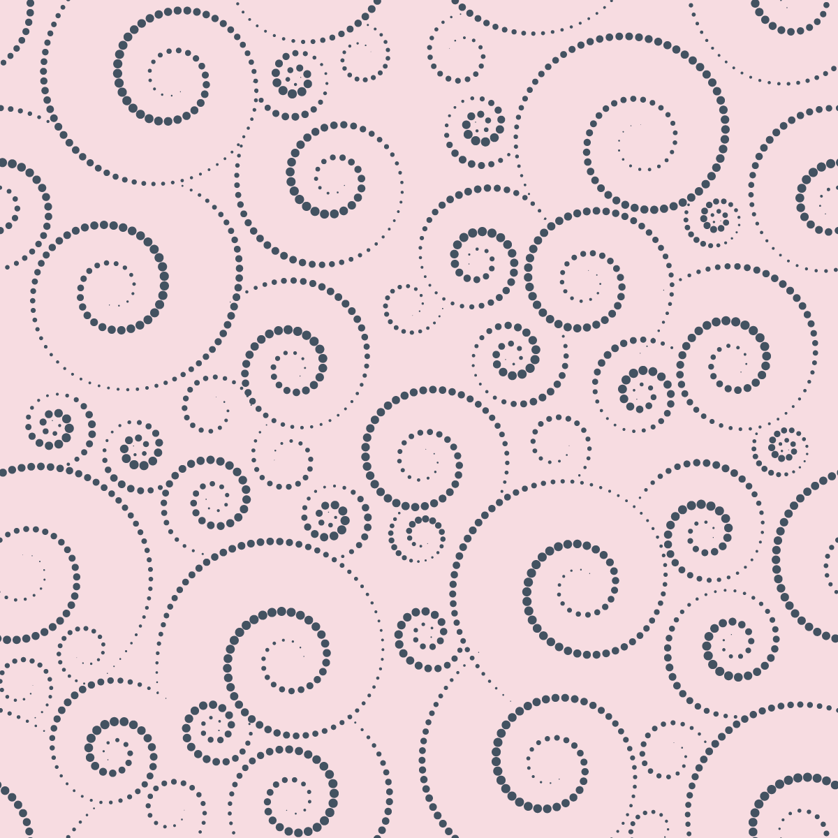Spirals on Pink - image 1 - student project