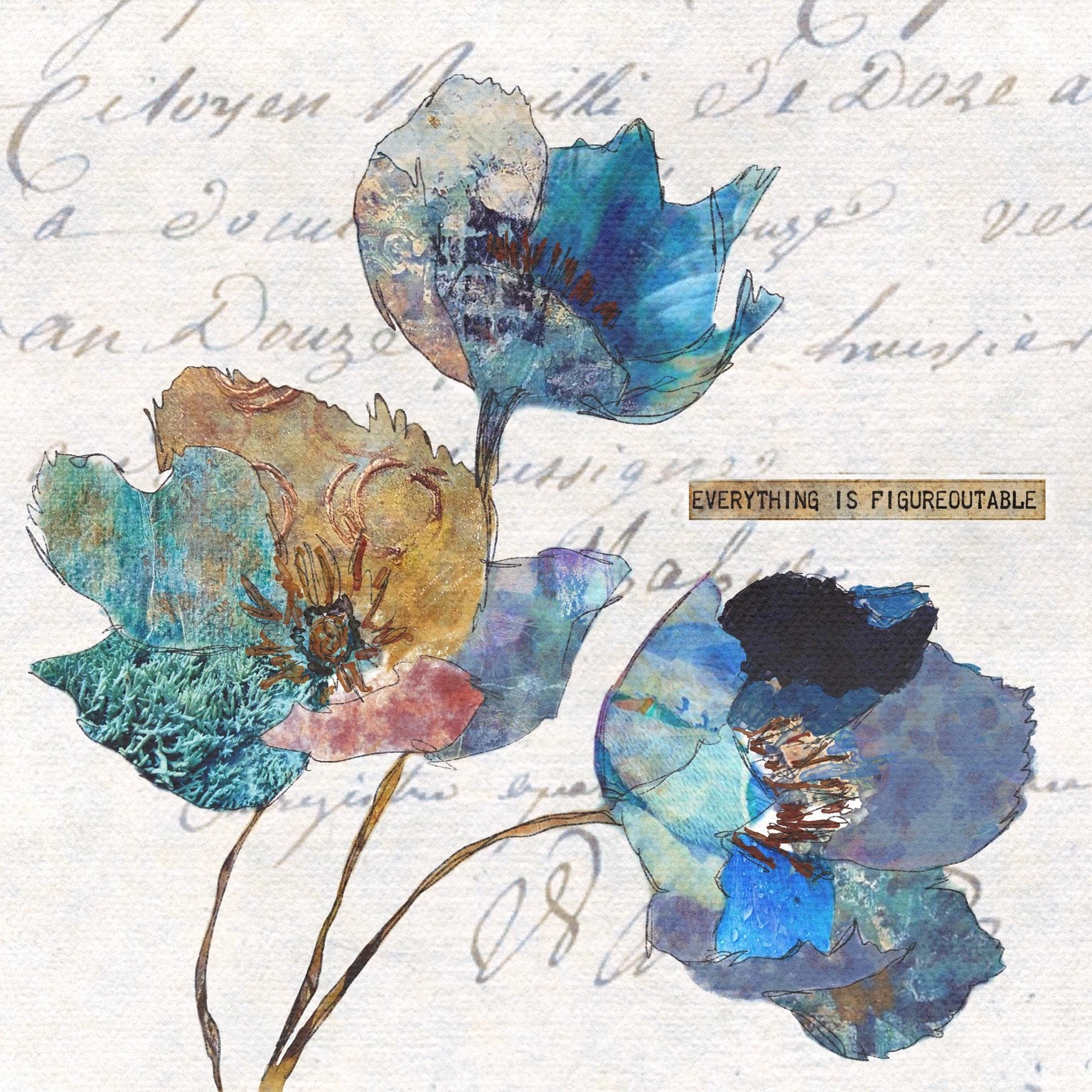 Collage Flowers - image 2 - student project