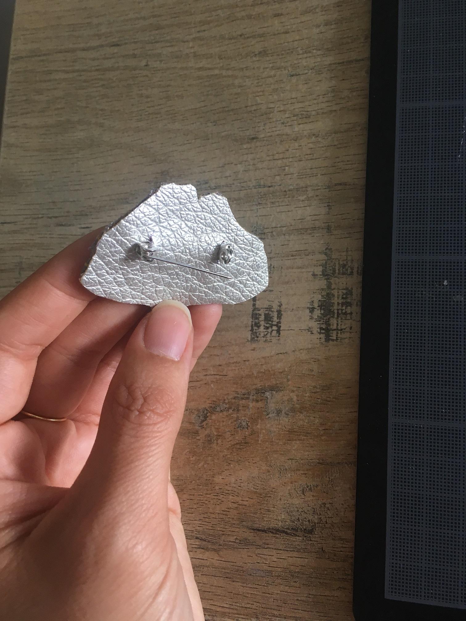Ginkgo Brooch - image 3 - student project
