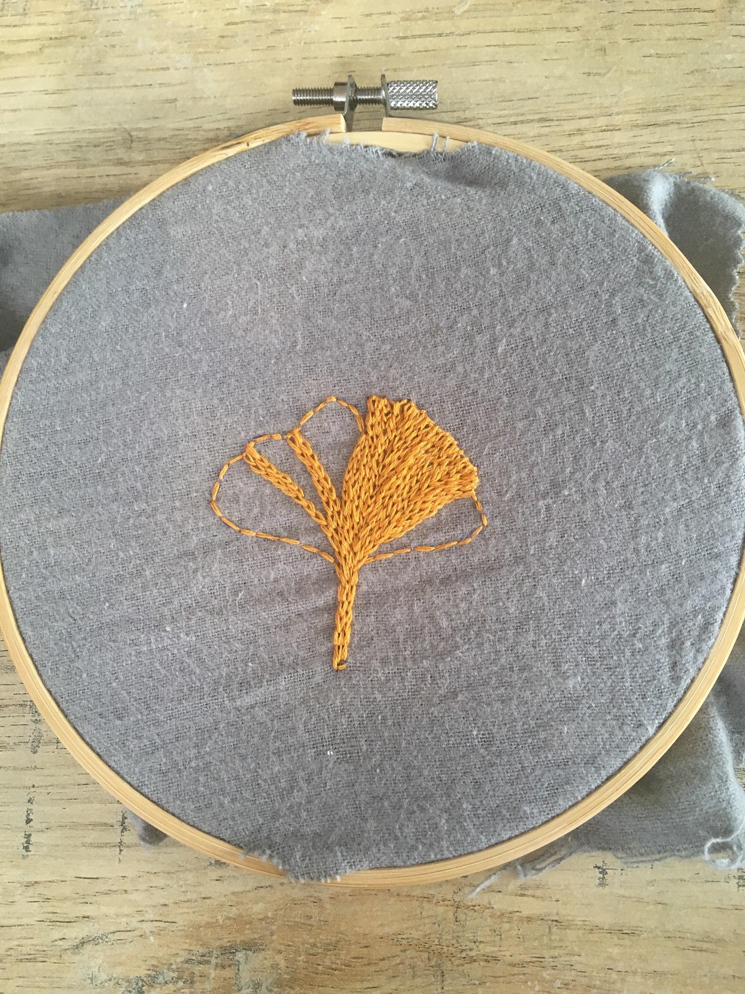 Ginkgo Brooch - image 1 - student project