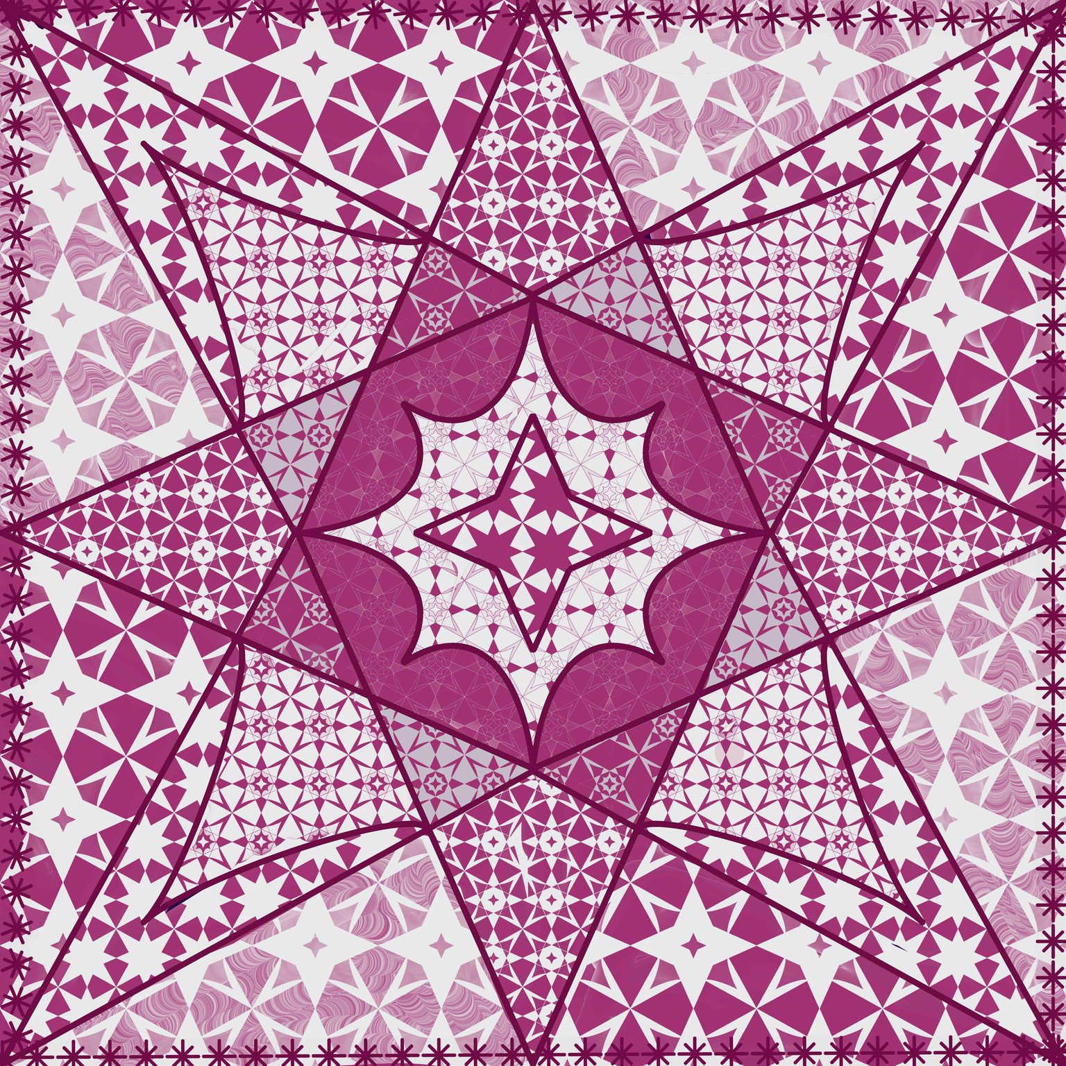 Rose Star Quilt - image 2 - student project