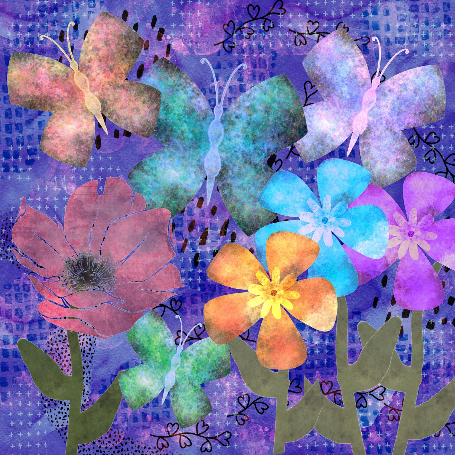 Stencils in Procreate - image 1 - student project
