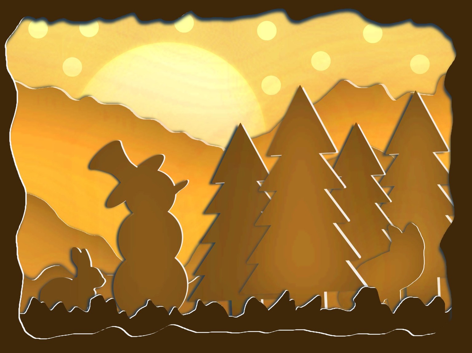 Paper Cut Effect Light Box - image 1 - student project
