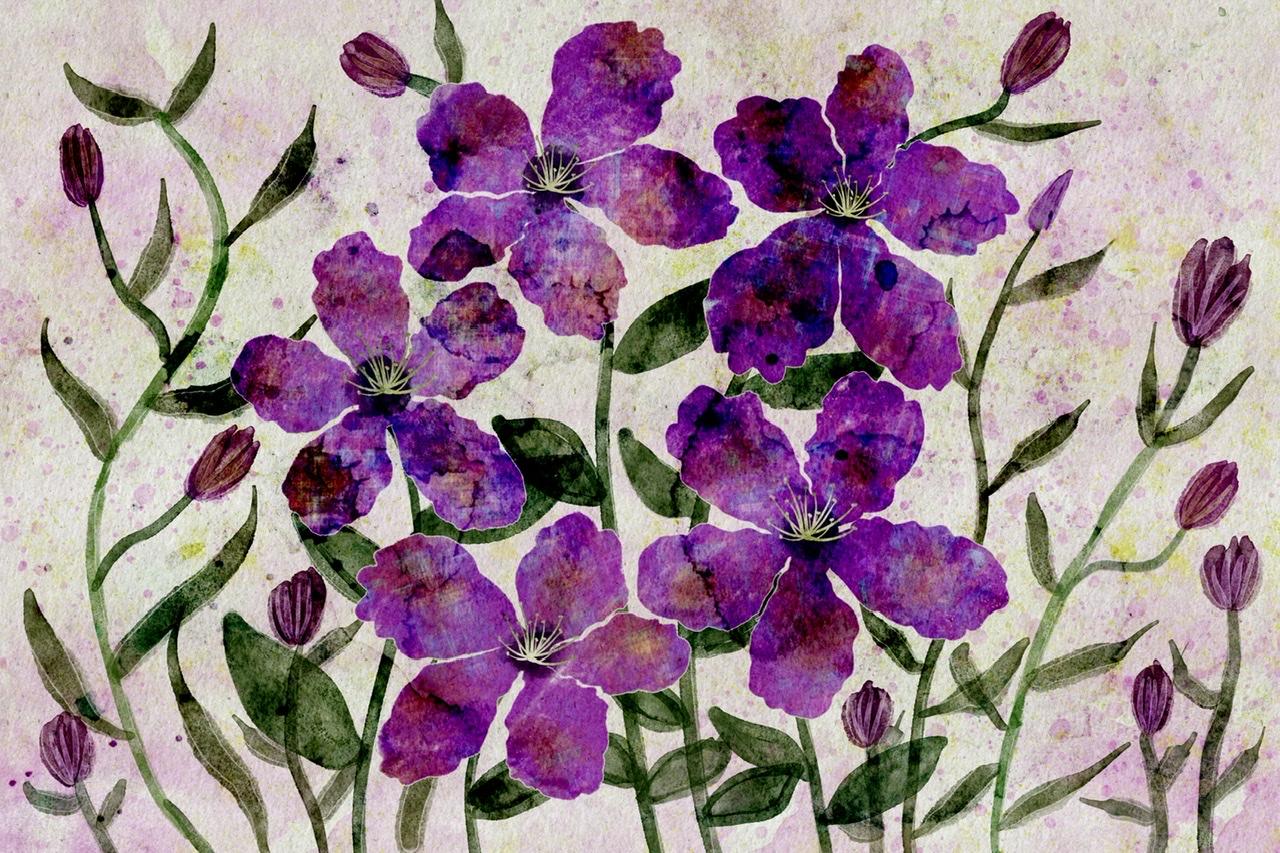 Watercolor Stencils - image 1 - student project