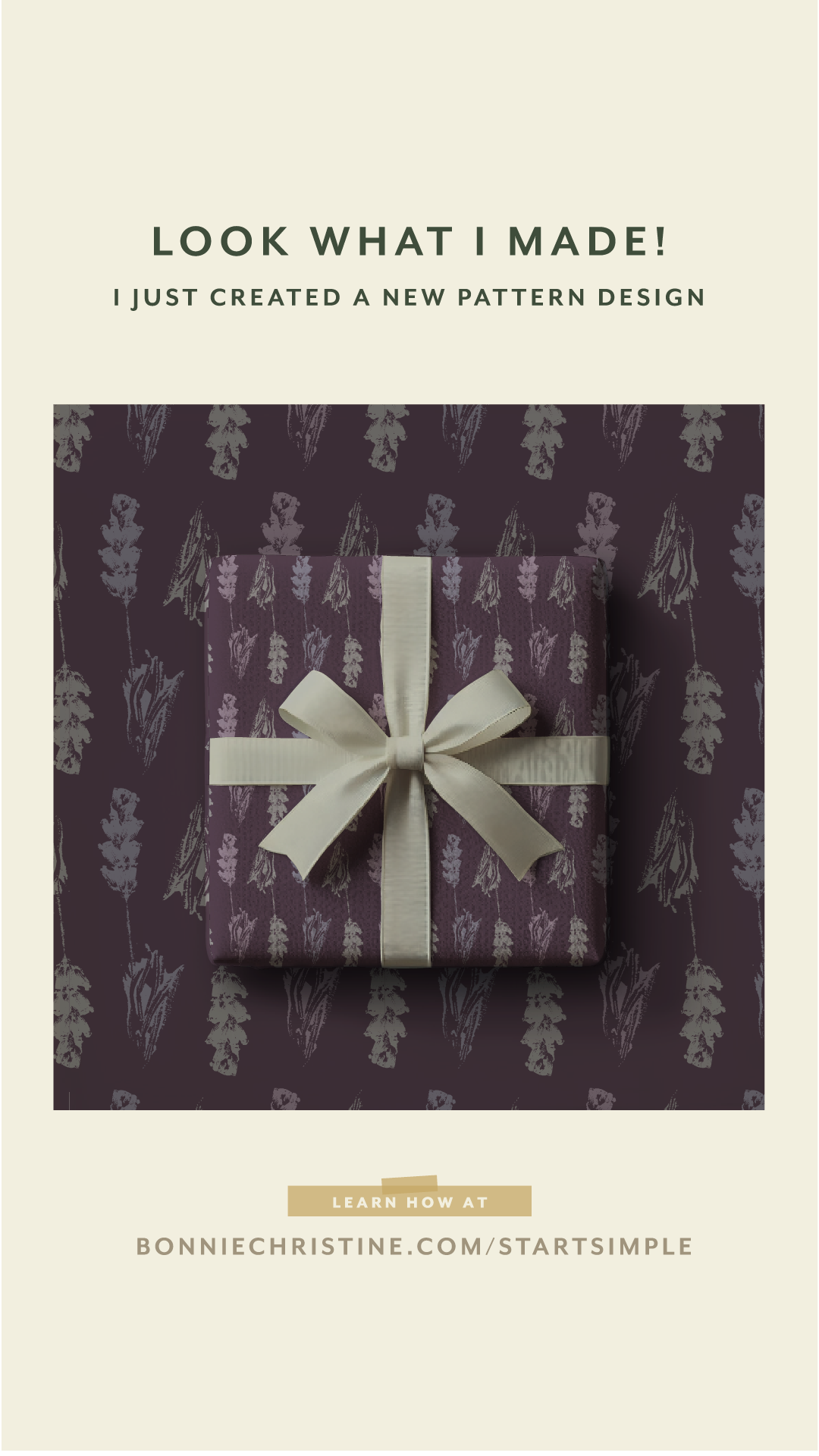 Daisies and Lavender Gift Wrap Designs and Mockups - image 4 - student project