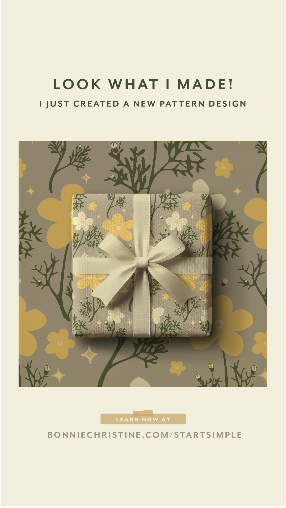 Daisies and Lavender Gift Wrap Designs and Mockups - image 1 - student project