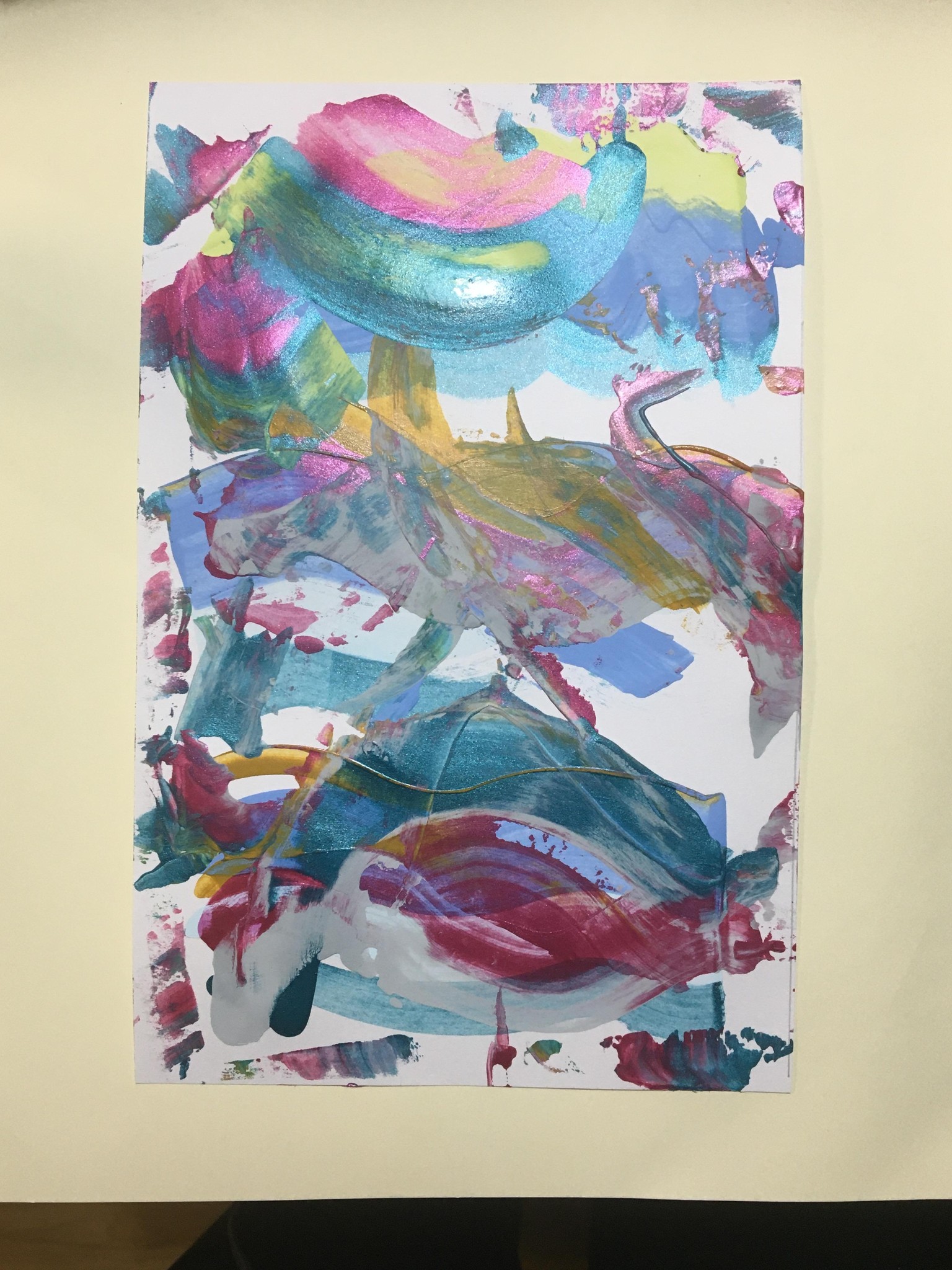 Snow Day Scrape Painting - image 1 - student project