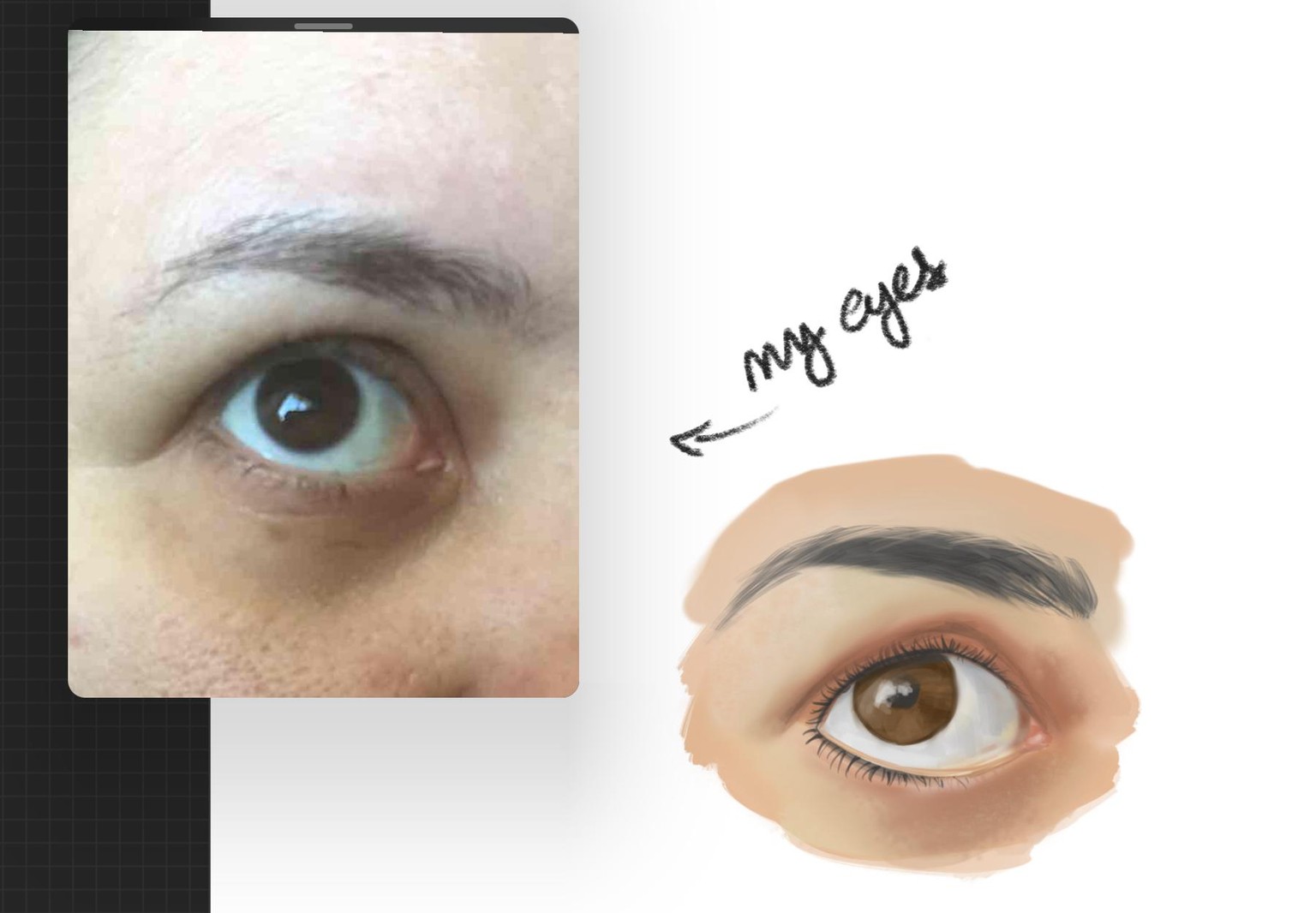 First attempt to paint my eyes - image 1 - student project