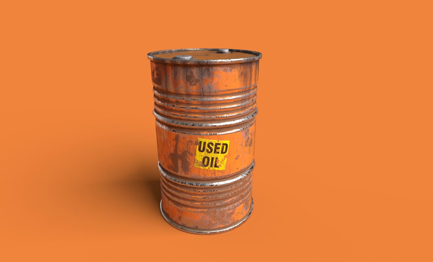 Rusty Oil Barrel - image 1 - student project