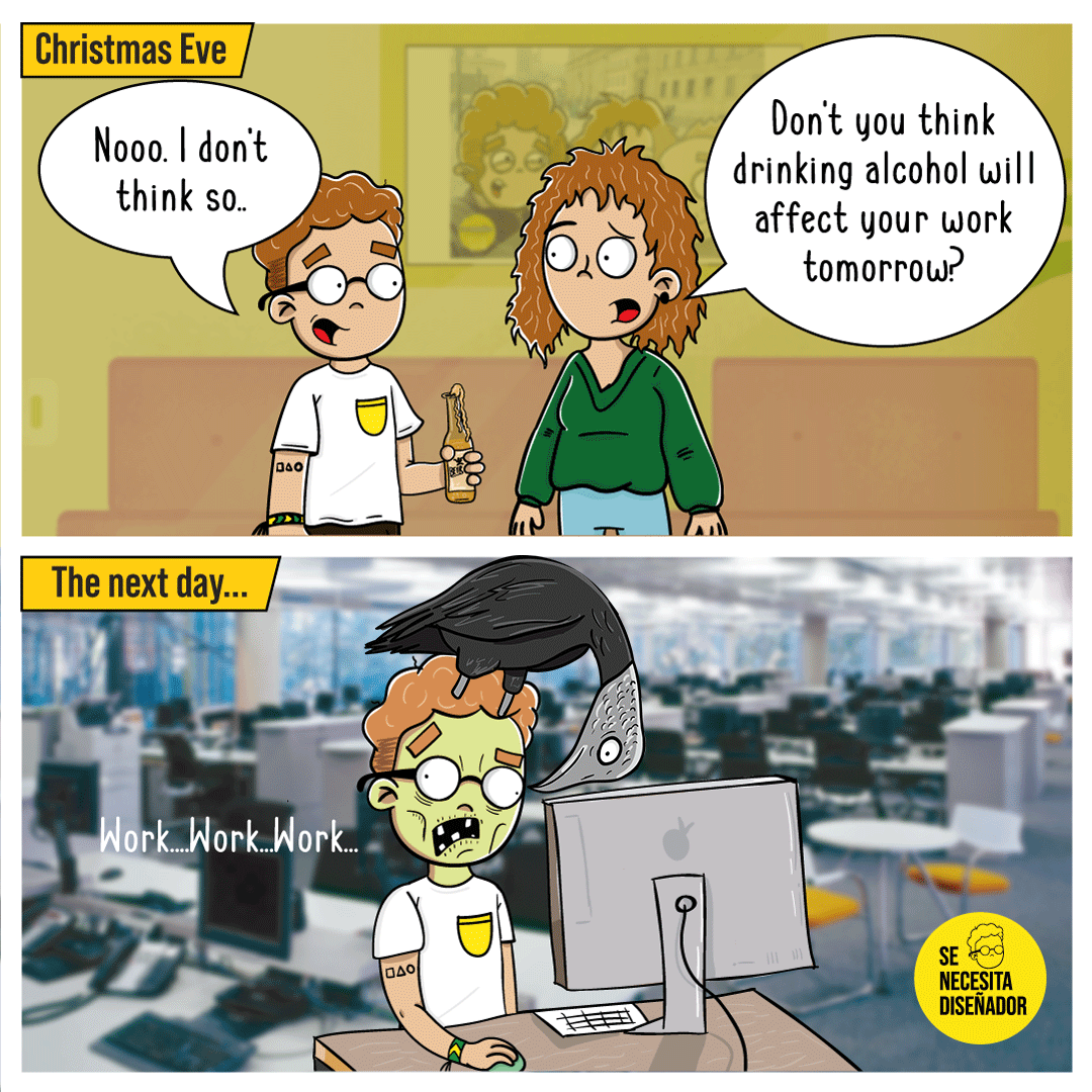 The day after holidays-Comic - image 1 - student project