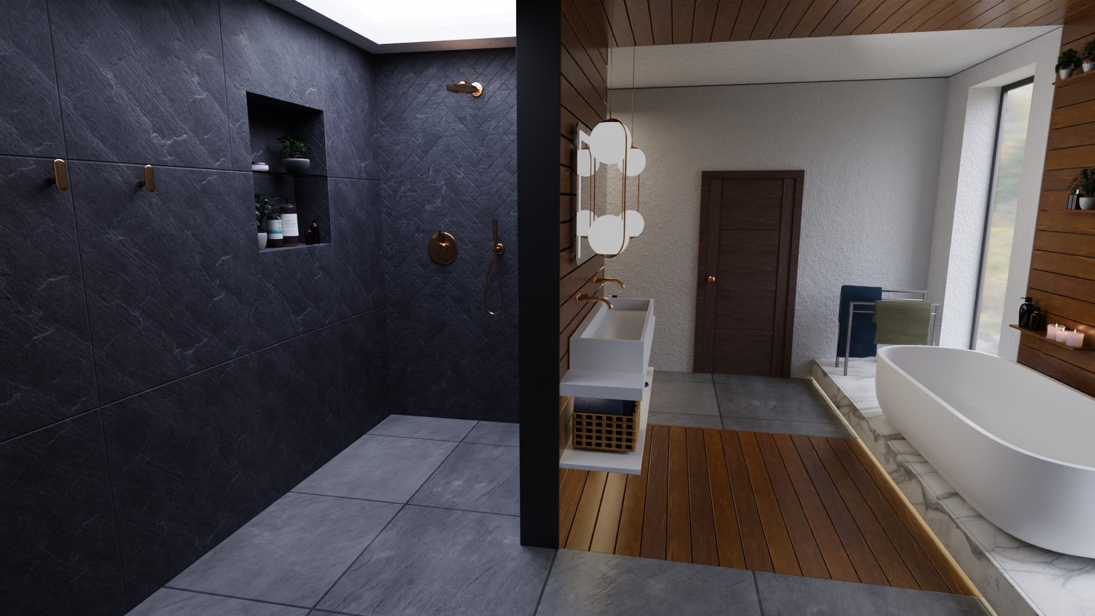 Modern Bathroom - image 1 - student project