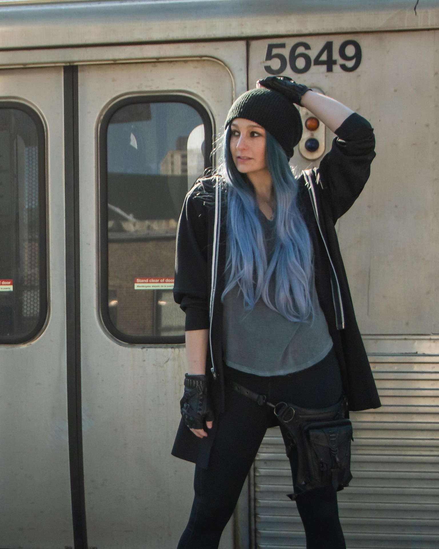 Cyberpunk Fashion Lookbook - image 1 - student project
