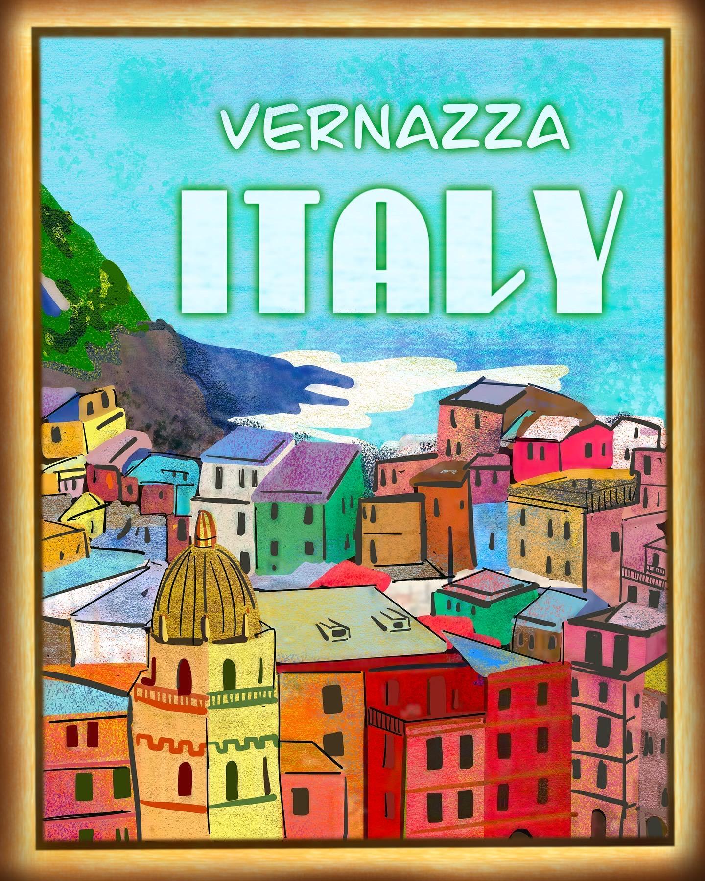 Vernazza Italy Travel Poster - image 1 - student project