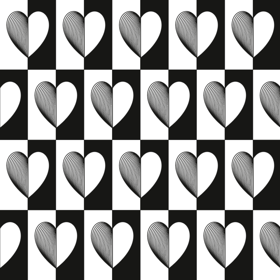 Hearts in Black & White - image 3 - student project