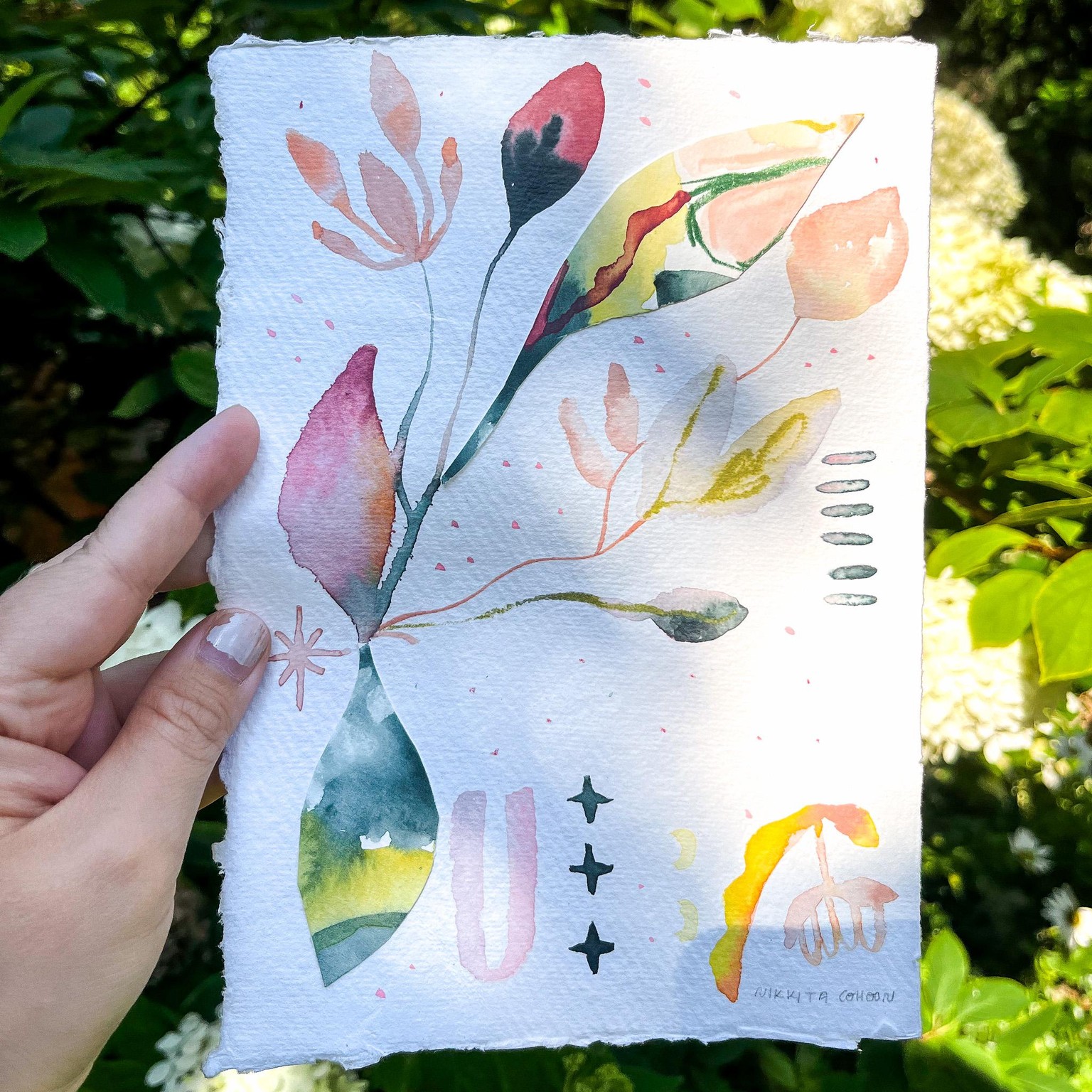 Mixed Media Sketchbook & Watercolor on Paper - image 1 - student project