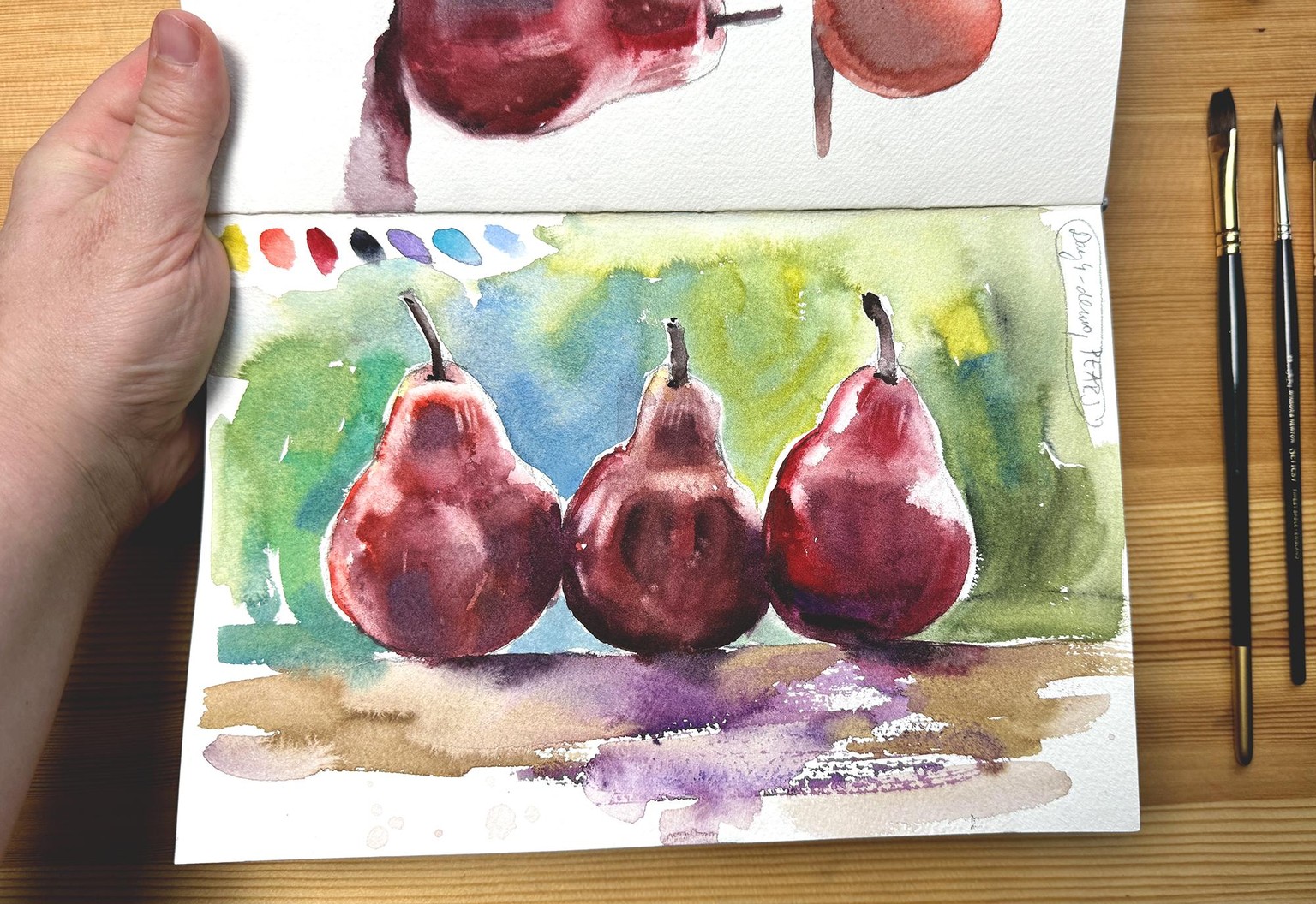 7 day watercolor challenge - My project - image 3 - student project