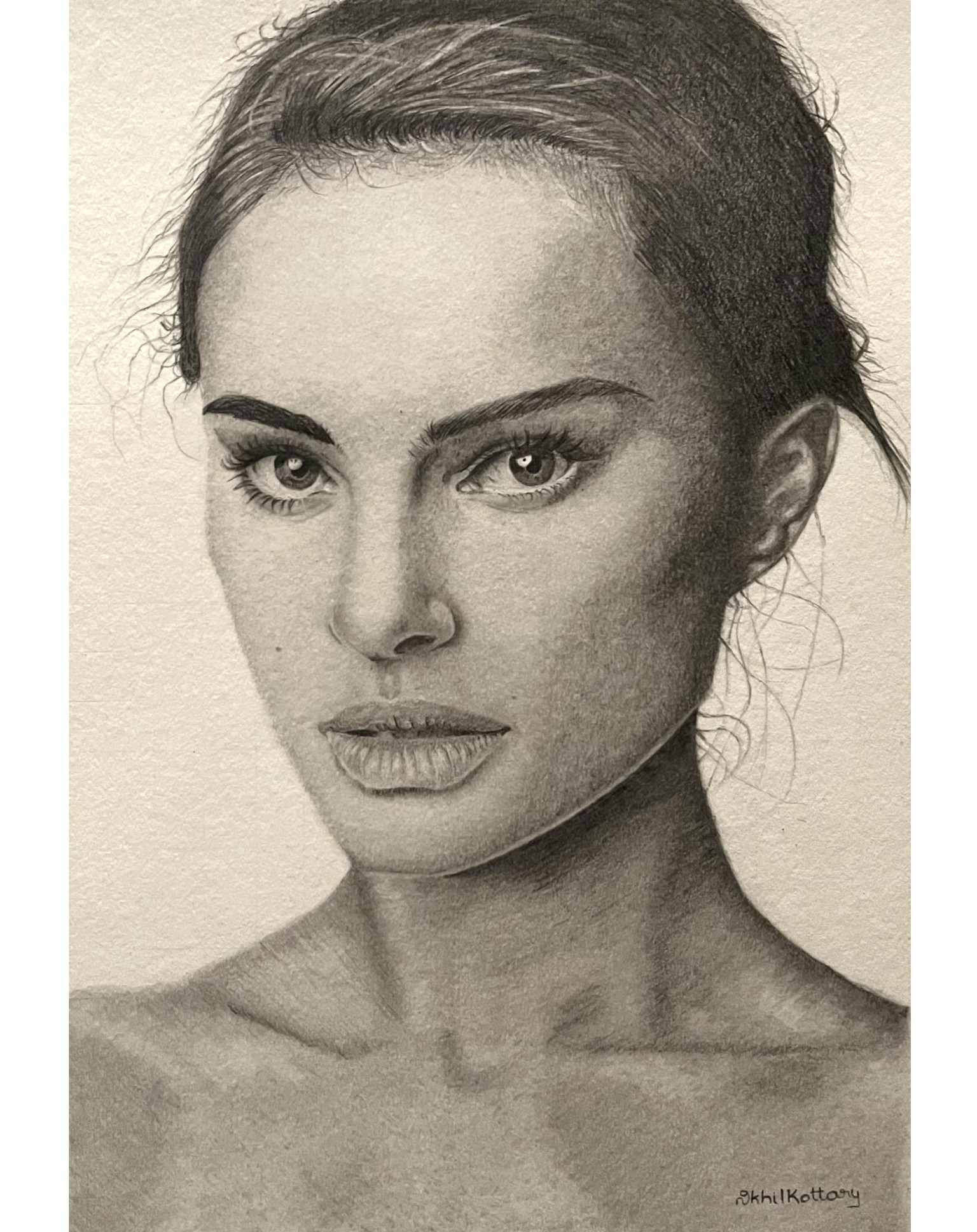 Natalie Portman Portrait - image 2 - student project