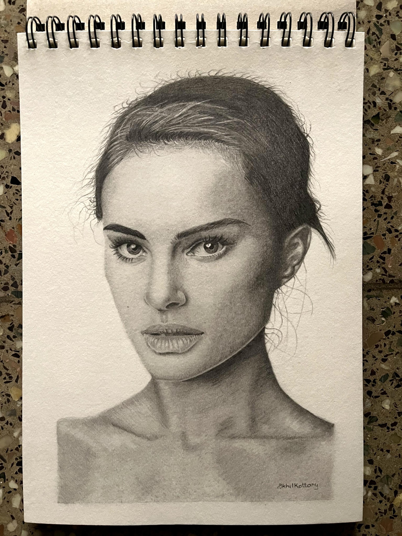 Natalie Portman Portrait - image 1 - student project