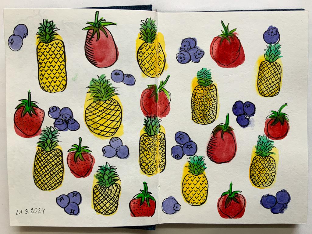My daily sketchbook project - image 2 - student project