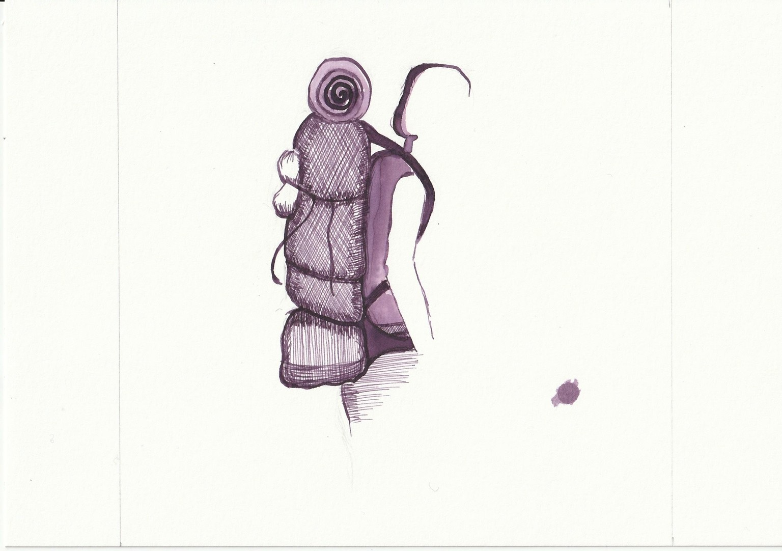 Digitize an ink drawing - image 1 - student project