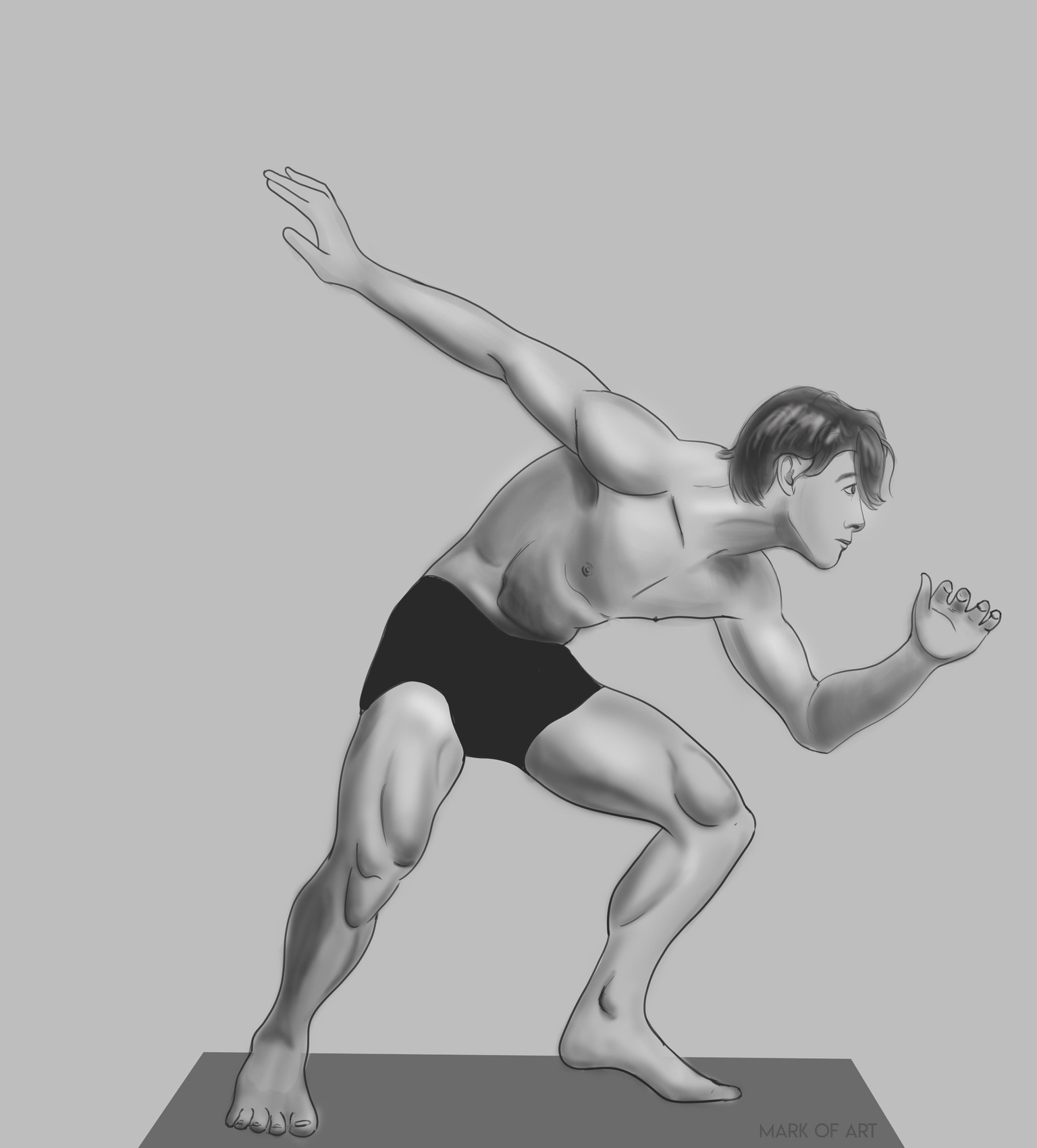 Male Figure Project - image 1 - student project