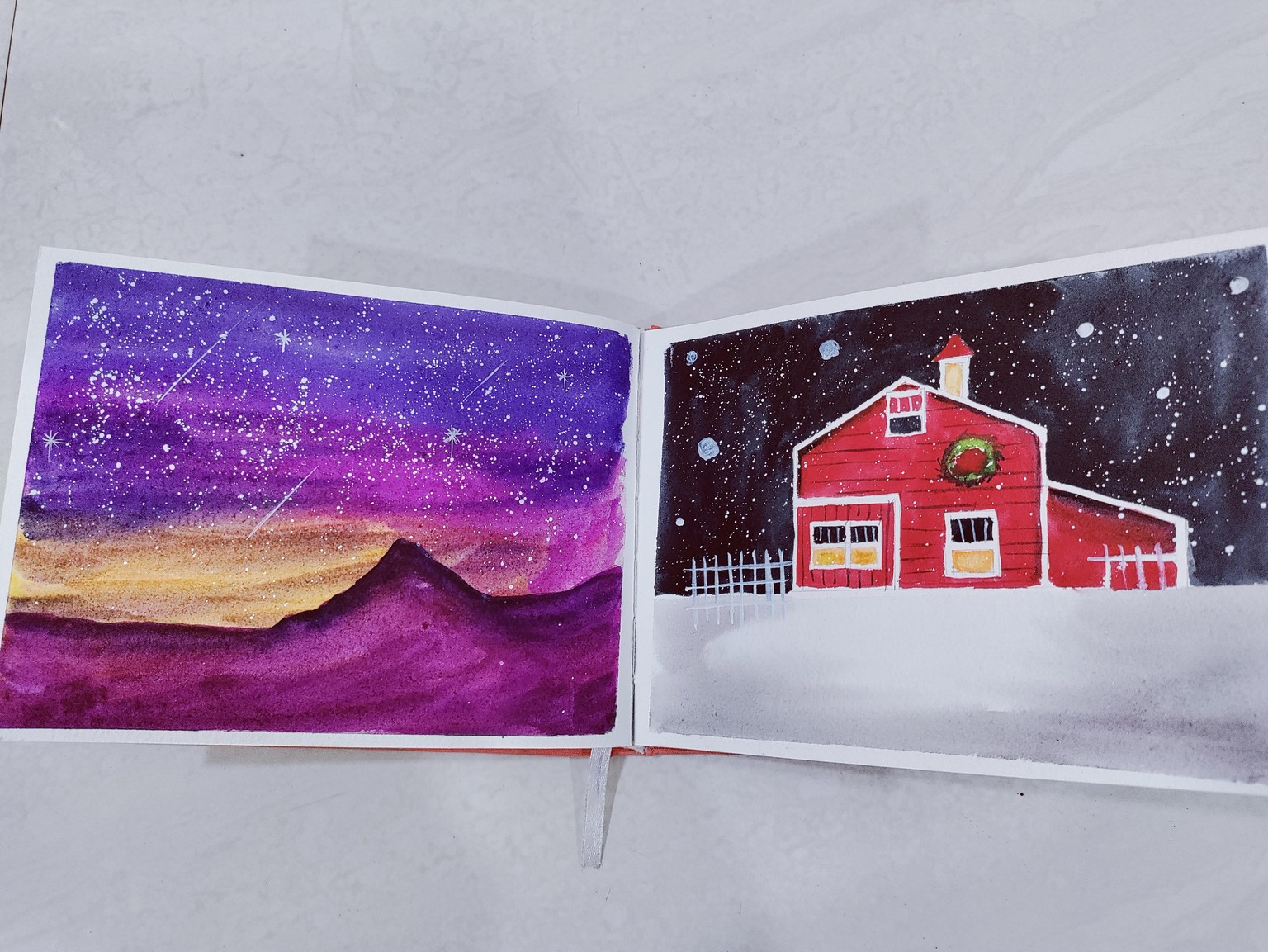 30 days watercolor challenge- winter landscapes and Christmas vibes - image 10 - student project