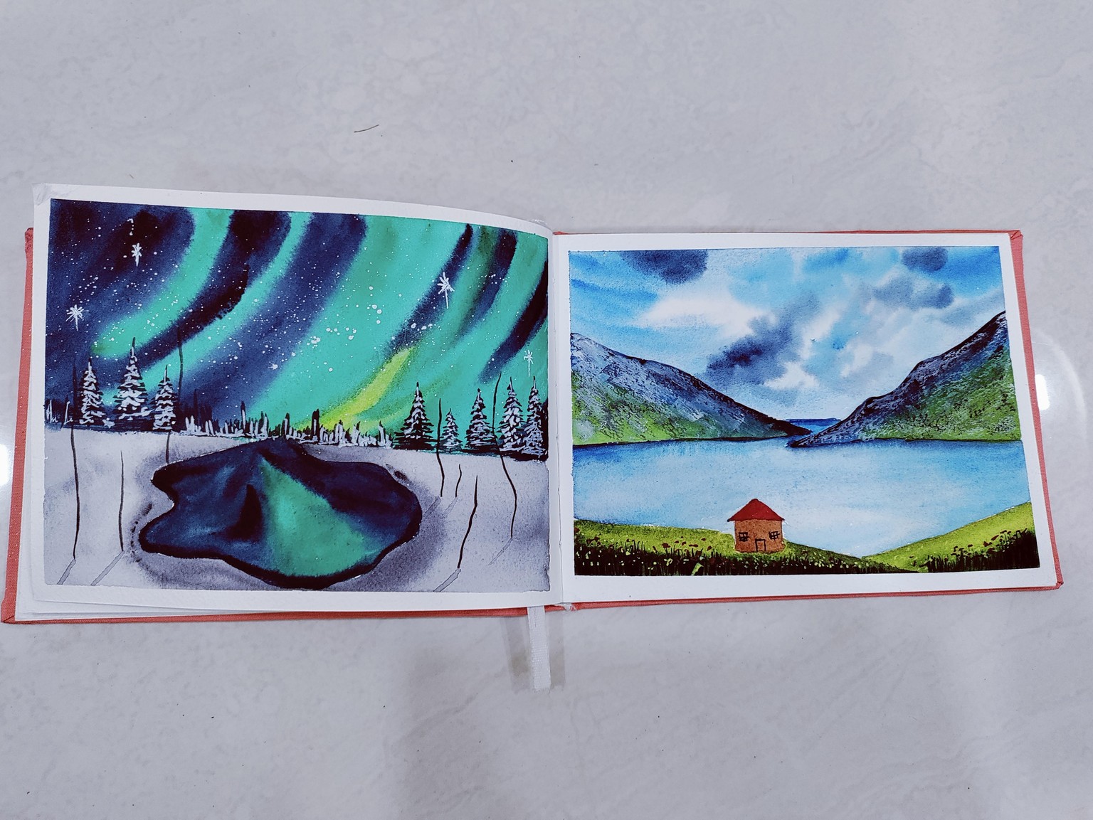 30 days watercolor challenge- winter landscapes and Christmas vibes - image 7 - student project