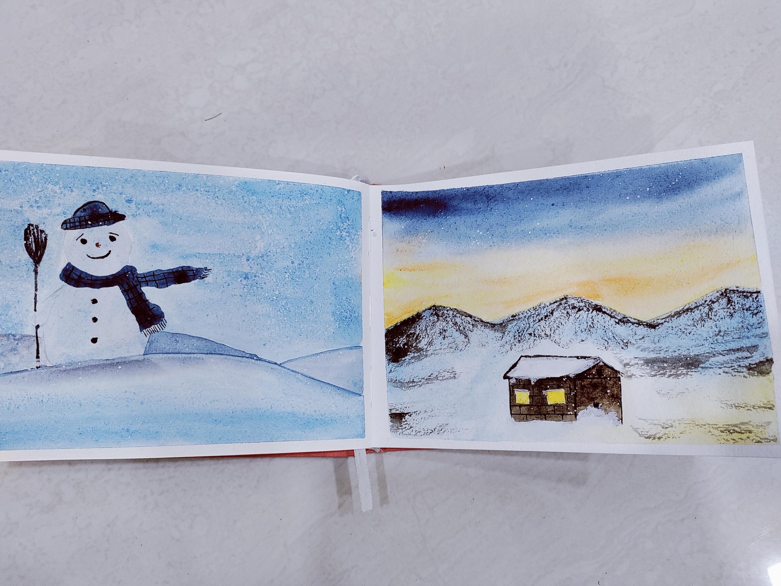 30 days watercolor challenge- winter landscapes and Christmas vibes - image 4 - student project