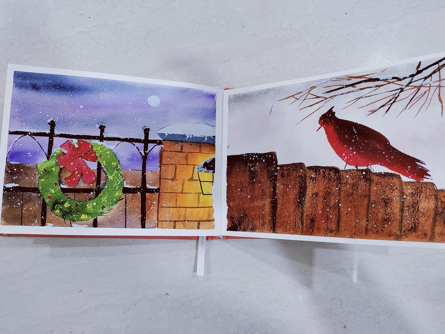 30 days watercolor challenge- winter landscapes and Christmas vibes - image 15 - student project
