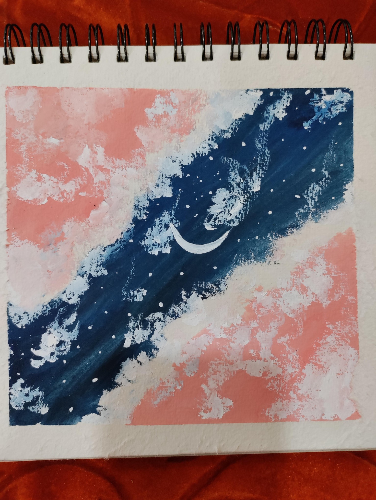 Gouache Skyscapes - image 7 - student project