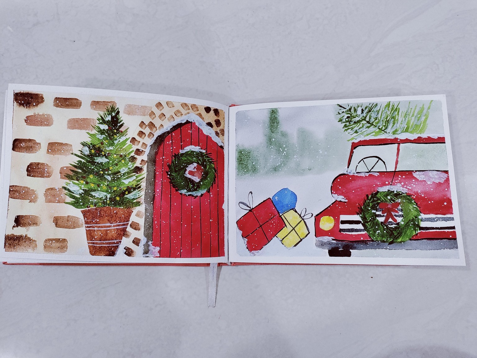 30 days watercolor challenge- winter landscapes and Christmas vibes - image 13 - student project