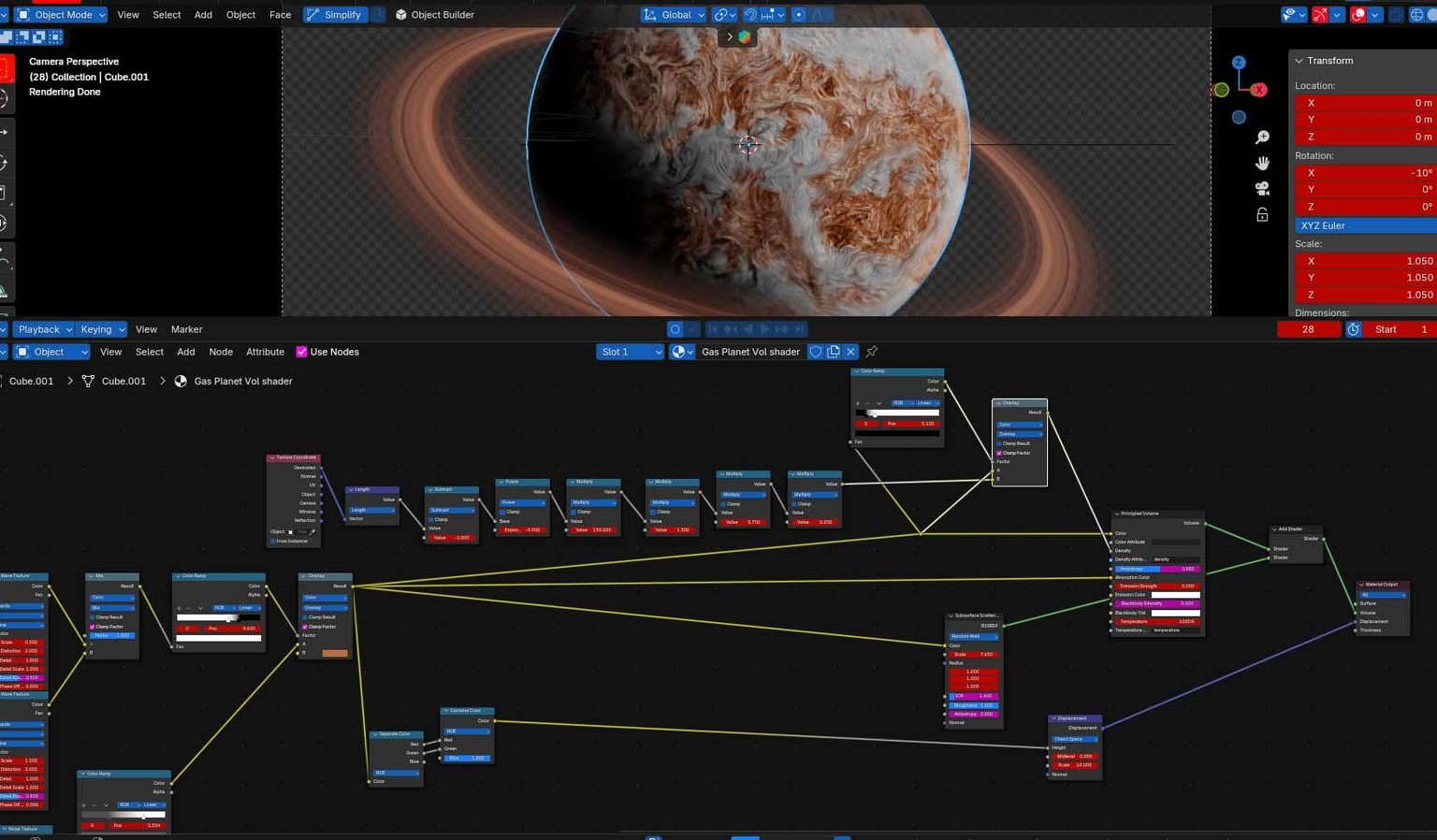 Making the Gas Planet a Real Volume - image 2 - student project