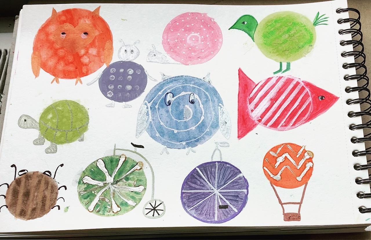Circle characters - image 1 - student project