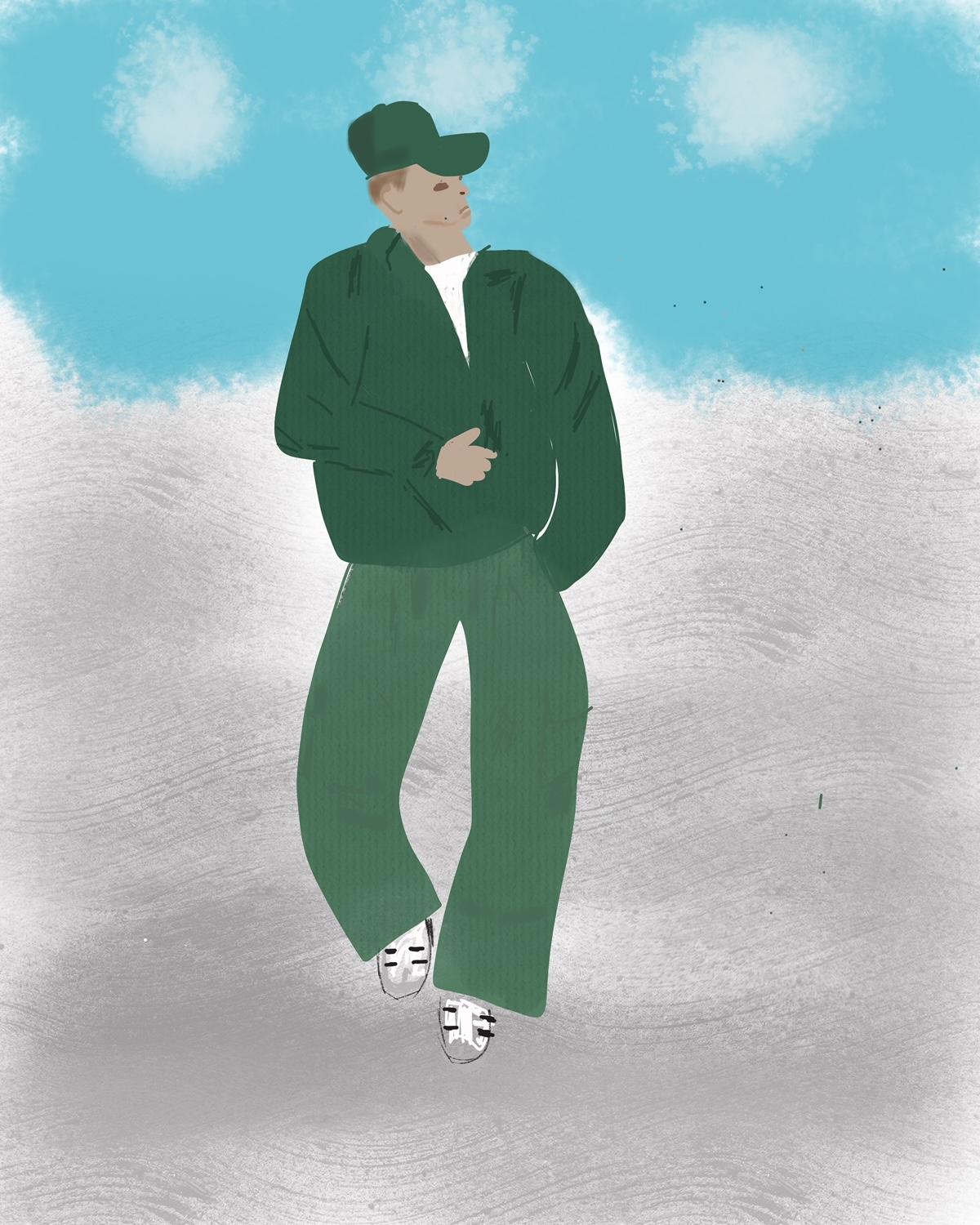 Sketch to digital drawing - image 2 - student project