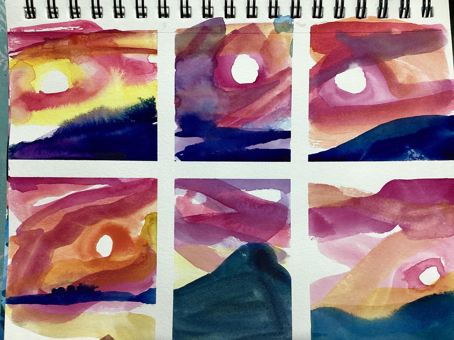 Six stroke sunset practice - image 1 - student project