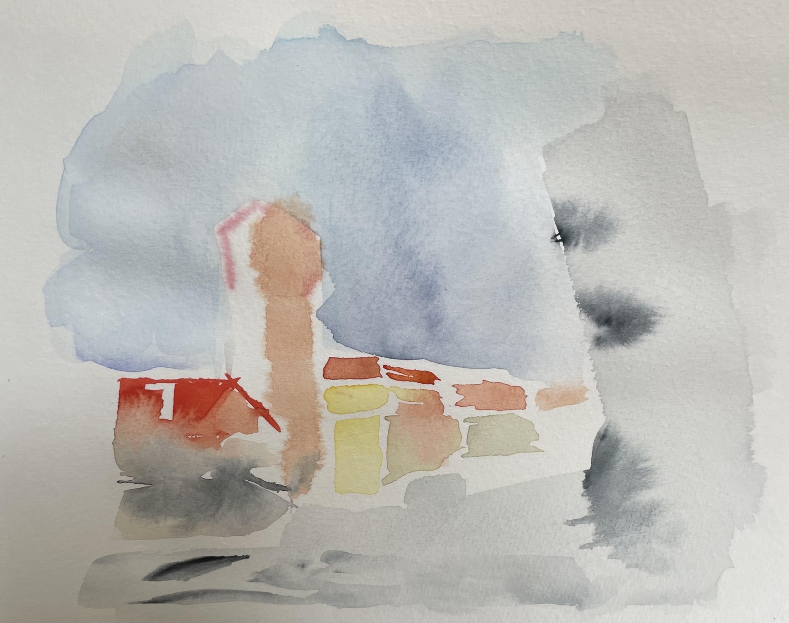 Wet-on-Wet direct Watercolours and Ink - image 1 - student project