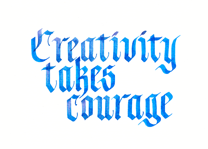 Creativity takes courage - image 3 - student project