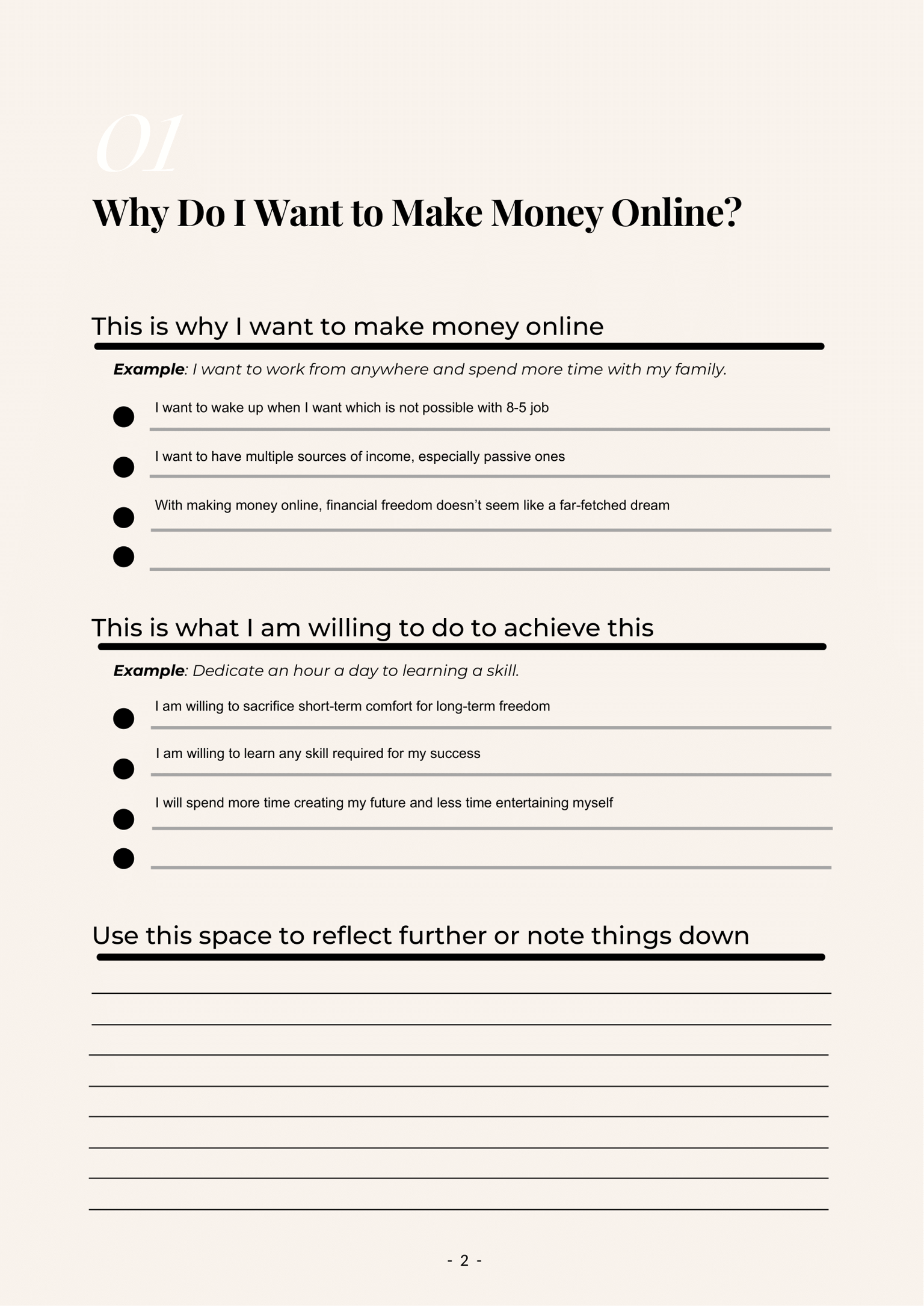 My Complete Online Money-Making Blueprint - image 1 - student project