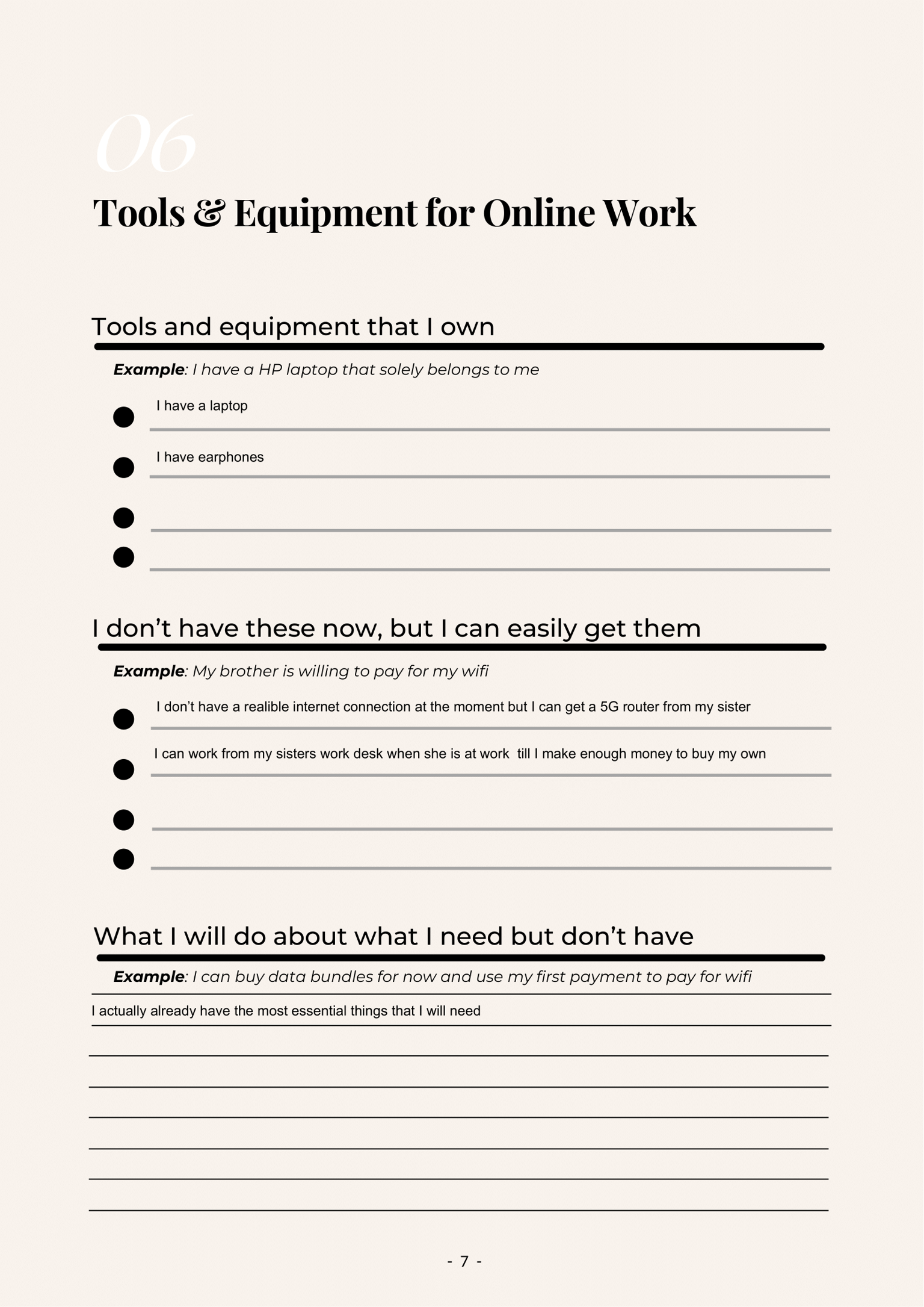 My Complete Online Money-Making Blueprint - image 6 - student project