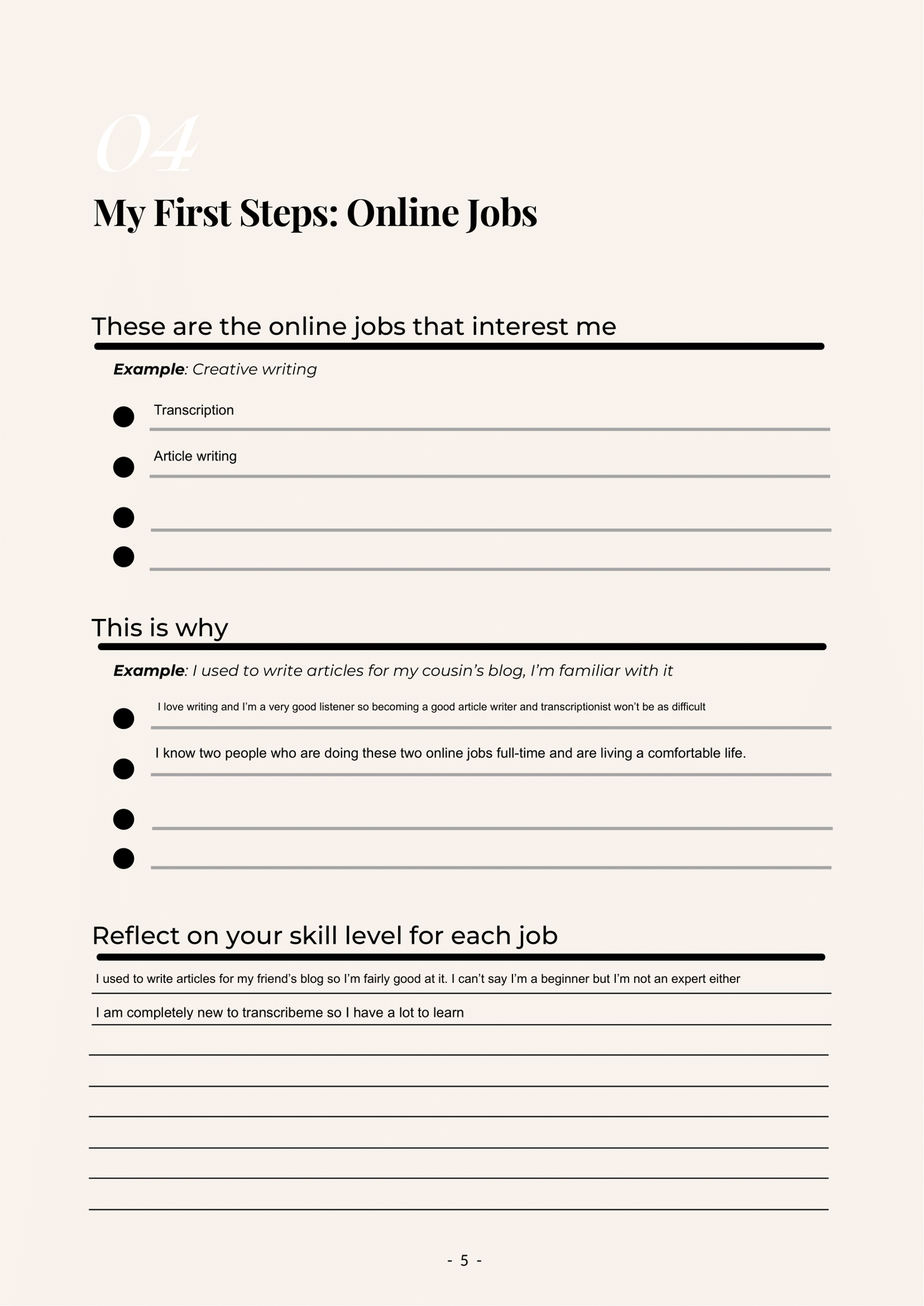 My Complete Online Money-Making Blueprint - image 4 - student project