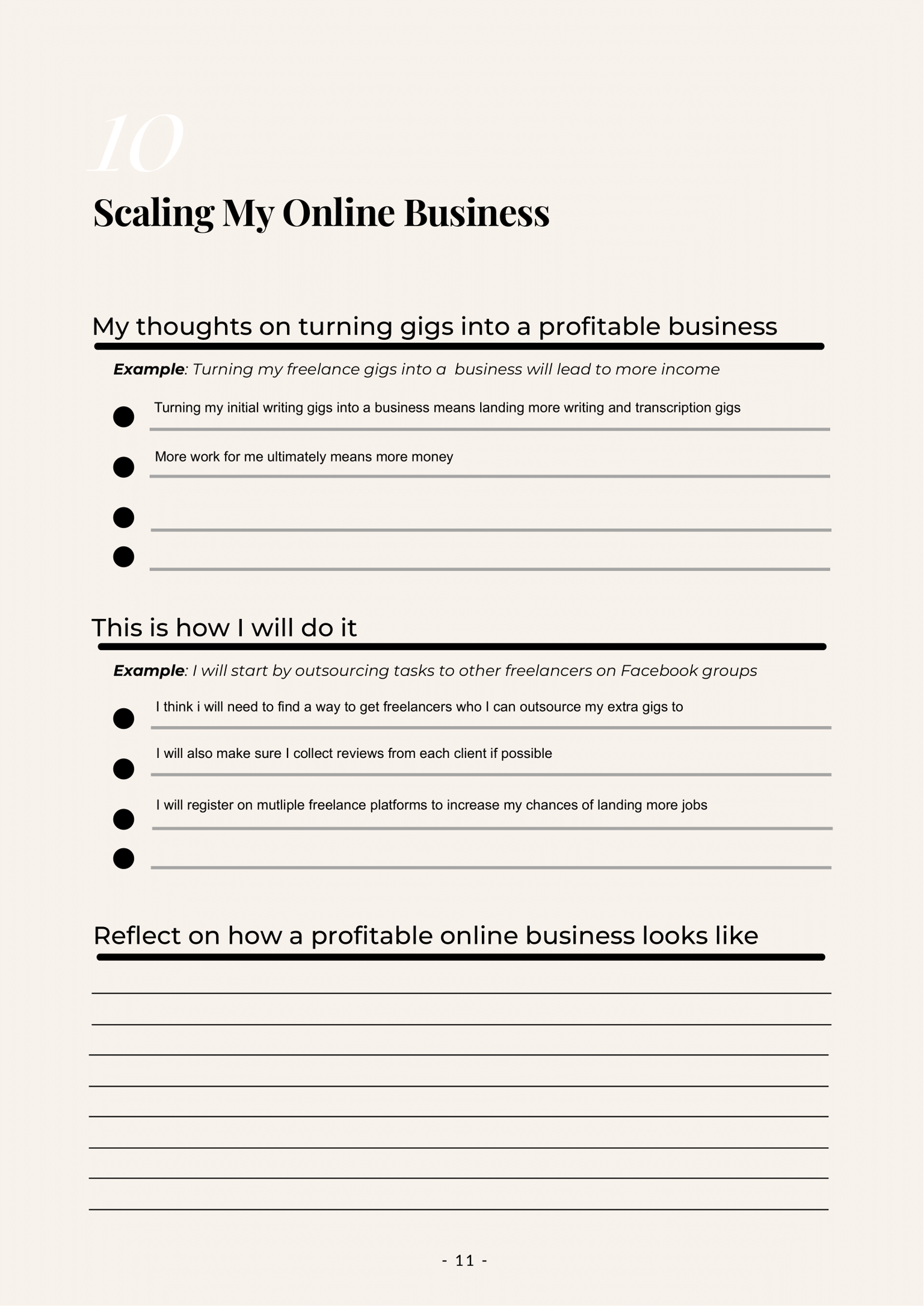 My Complete Online Money-Making Blueprint - image 10 - student project