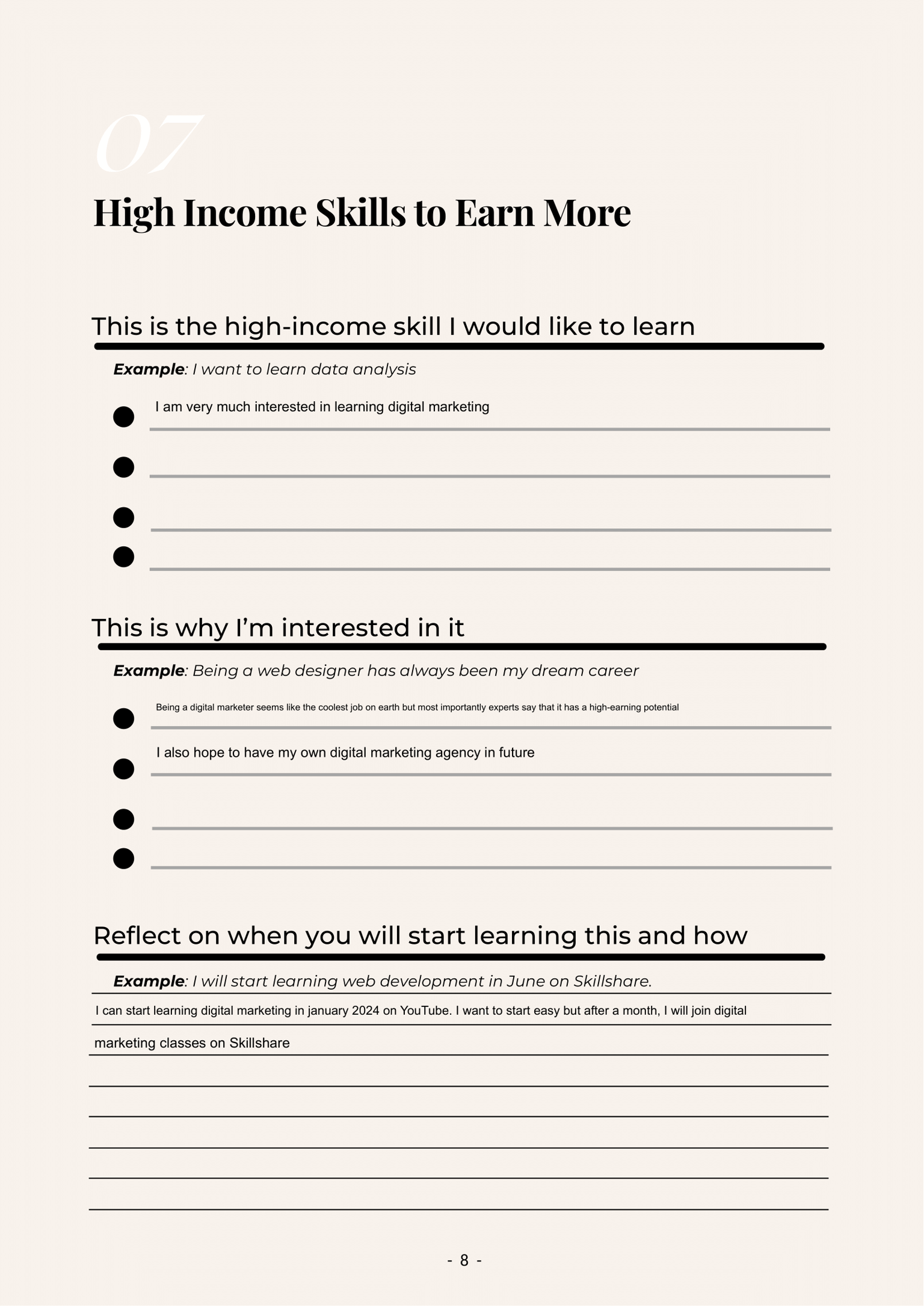 My Complete Online Money-Making Blueprint - image 7 - student project