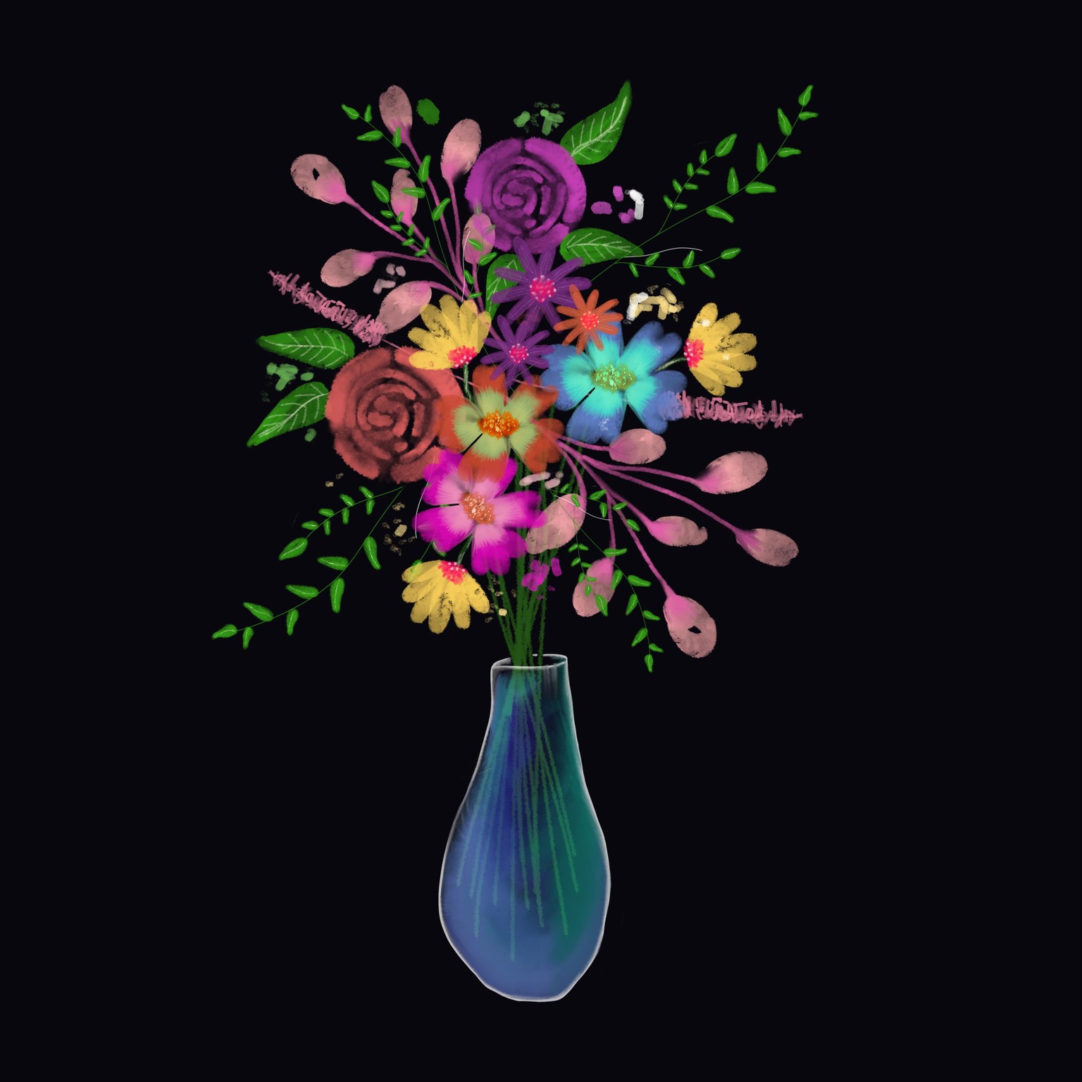 Flower vase learning - image 1 - student project