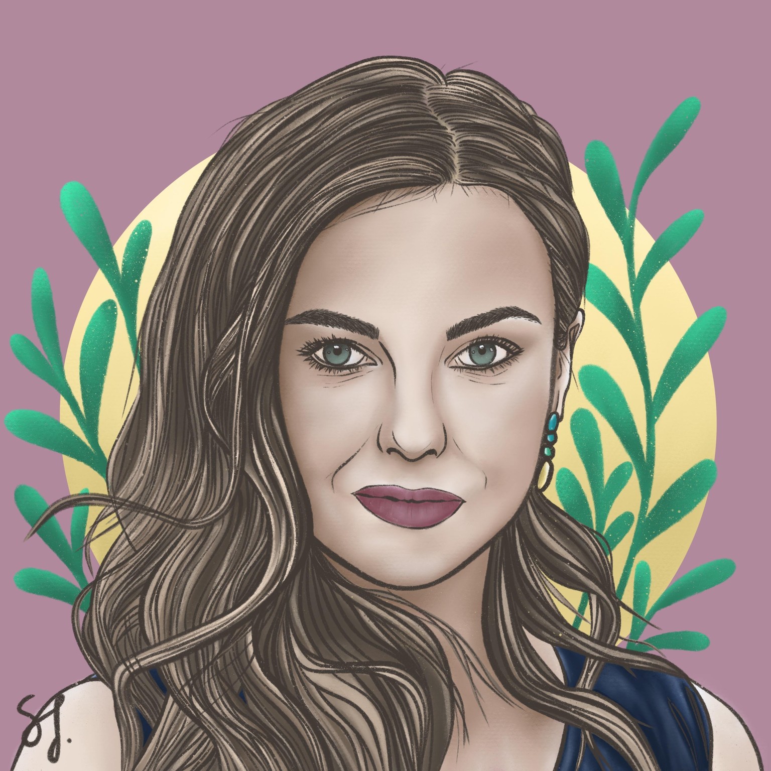 Digital Portrait Drawing - image 1 - student project