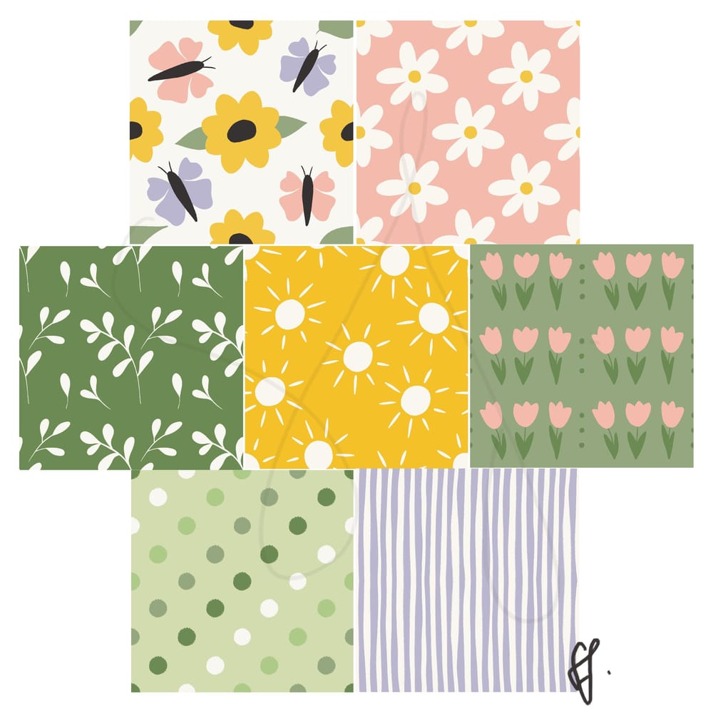 Spring Pattern Collection - image 1 - student project