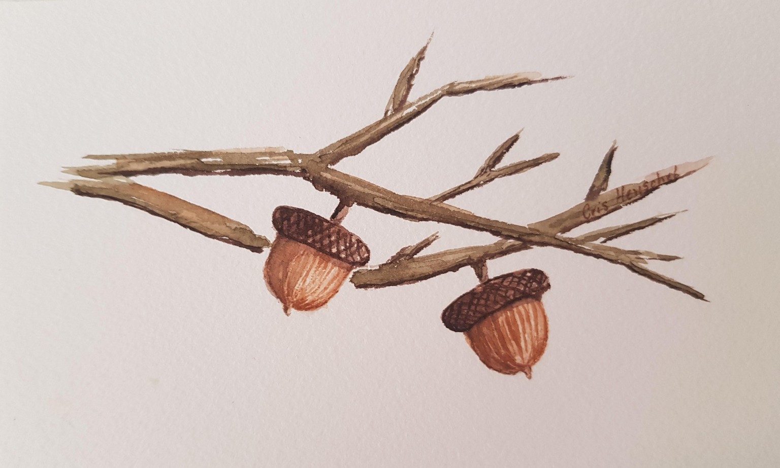 Autumn Watercolor Paintings - image 2 - student project