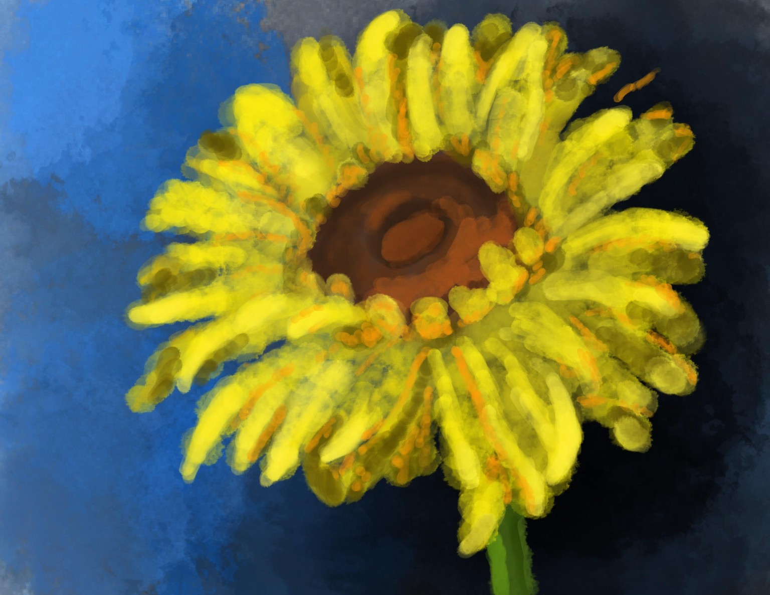 My Sunflower and Poppies - image 1 - student project