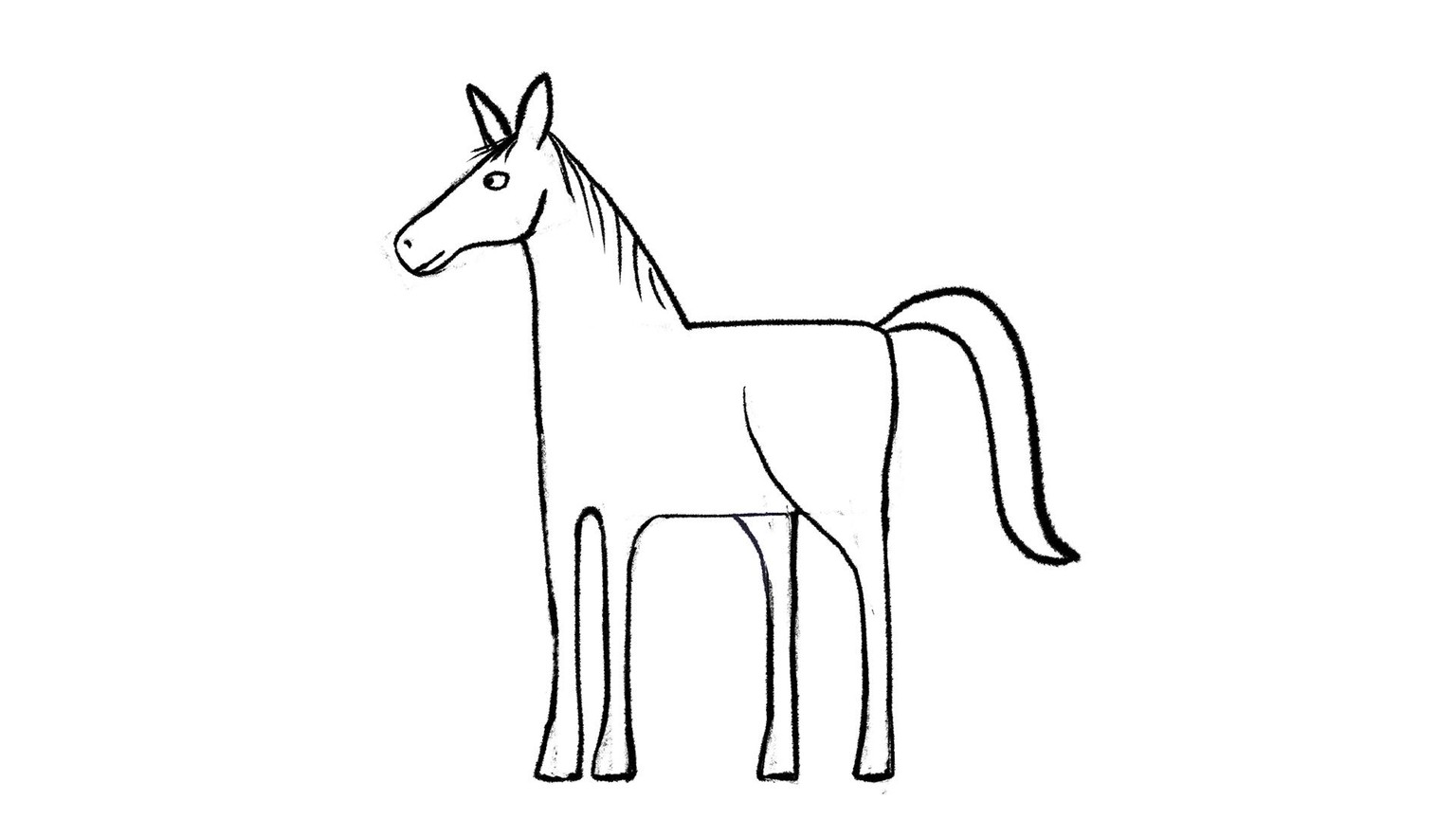 Sample Project - Watercolour Horse - image 1 - student project