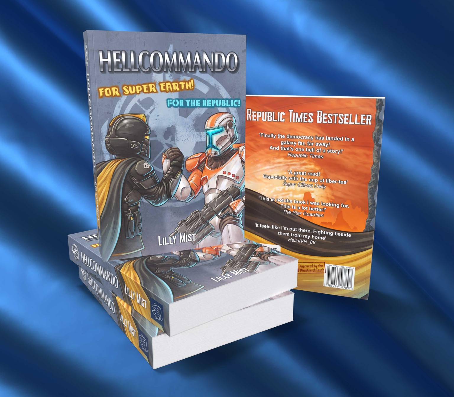 Hellcommando book cover design - image 5 - student project