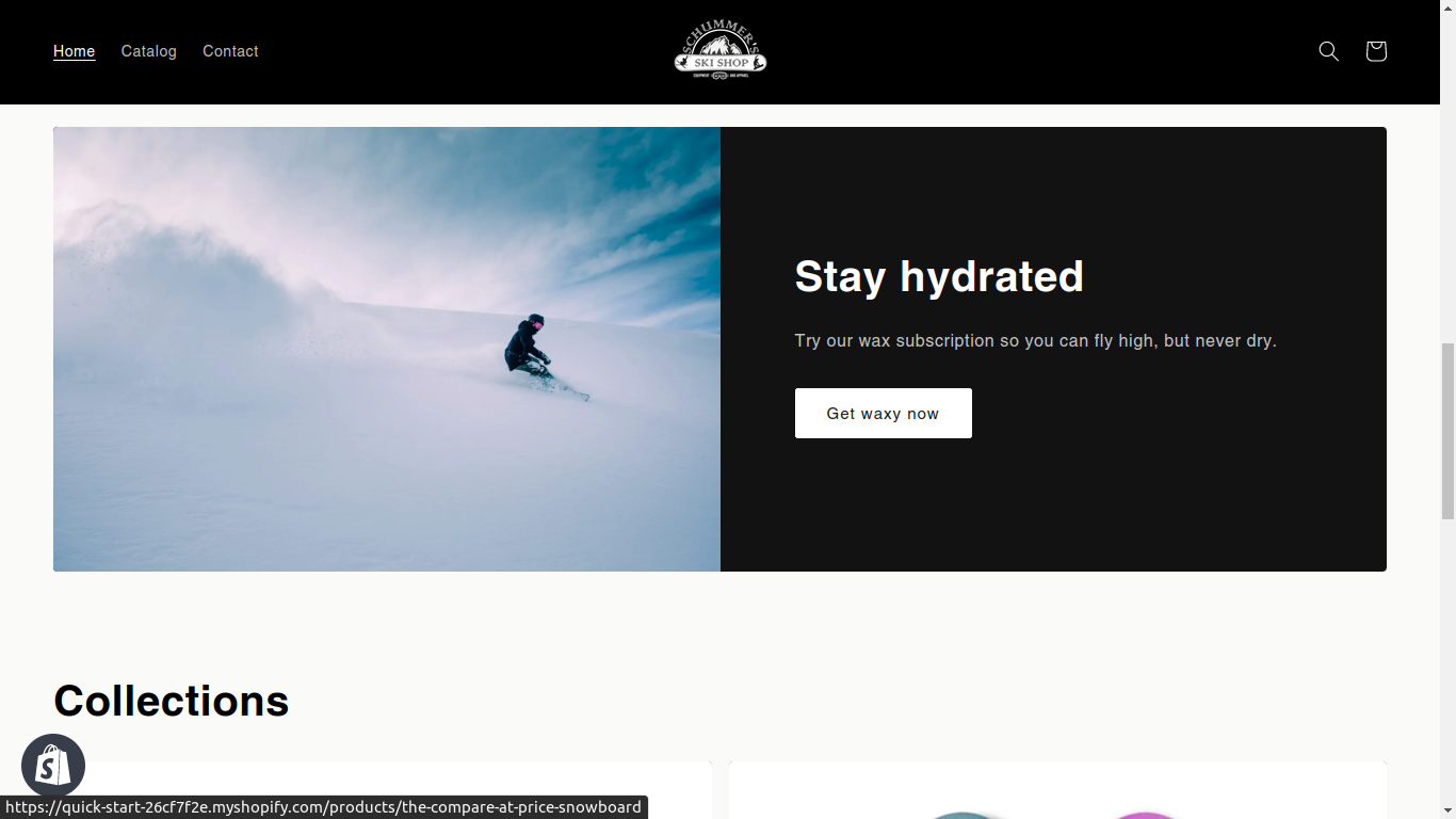 Ski shop - image 2 - student project